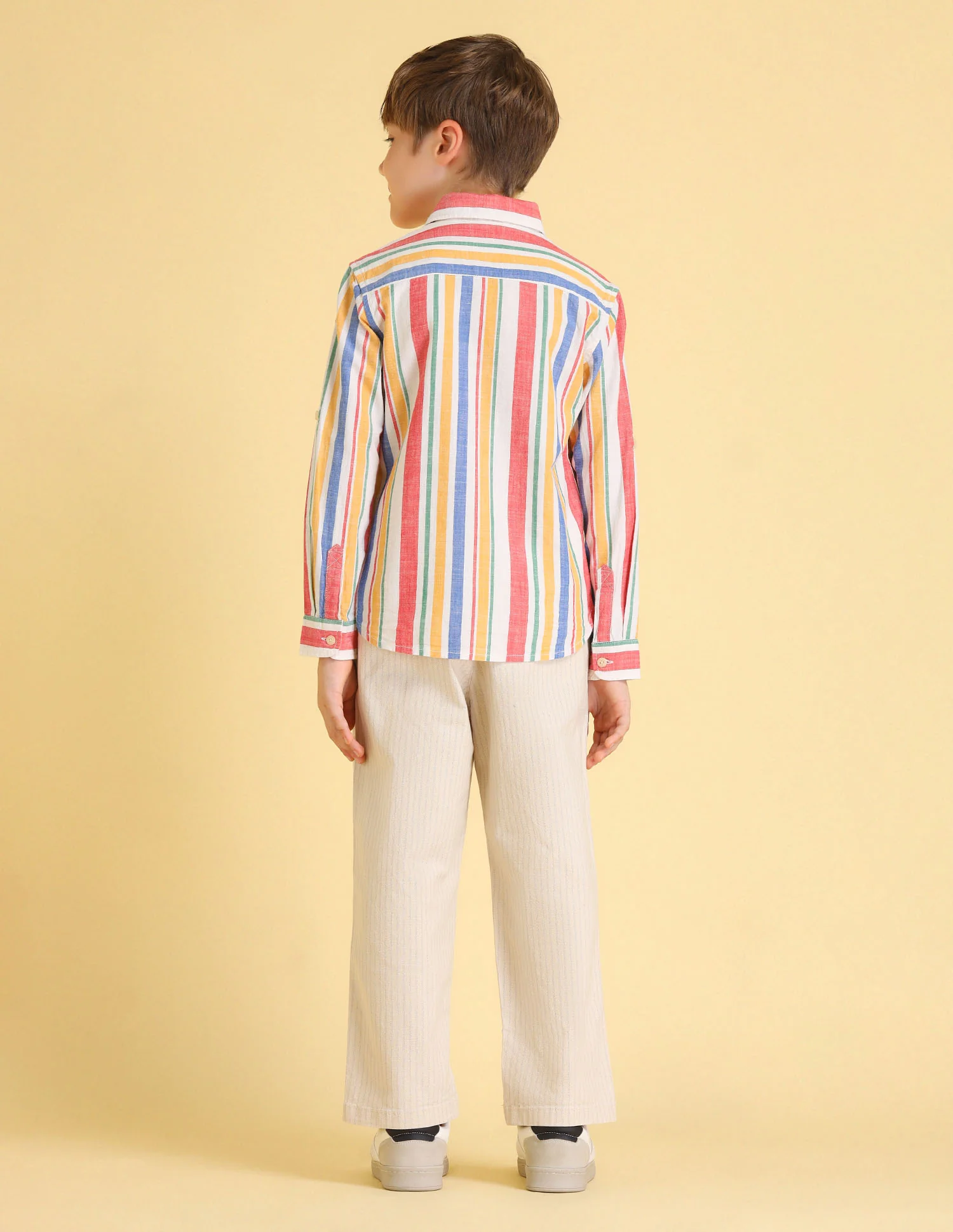 UKSHT1463 MULTI2 Boys Shirt - Image 4