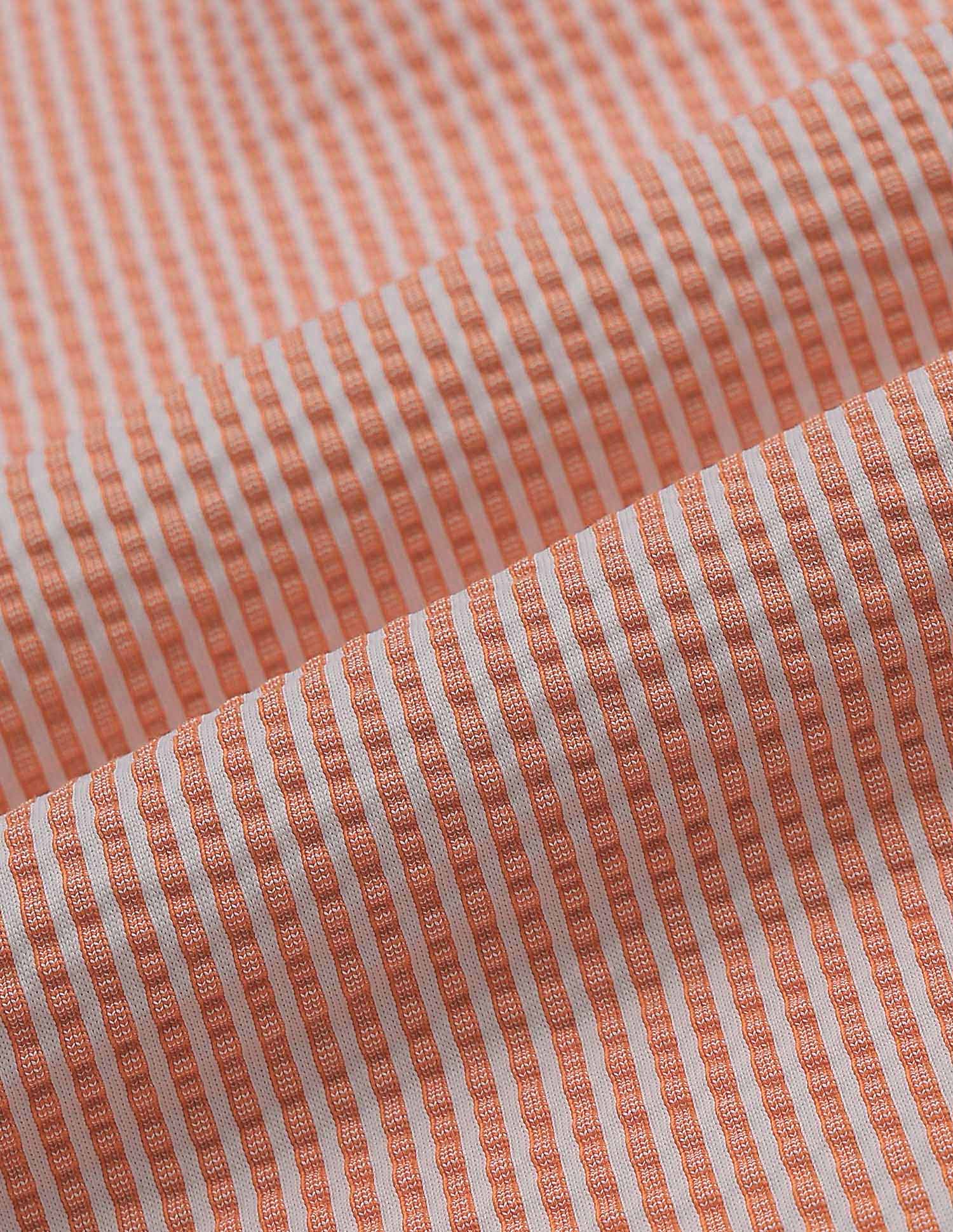 Boys Vertical Striped Seersucker Shirt - Image 2