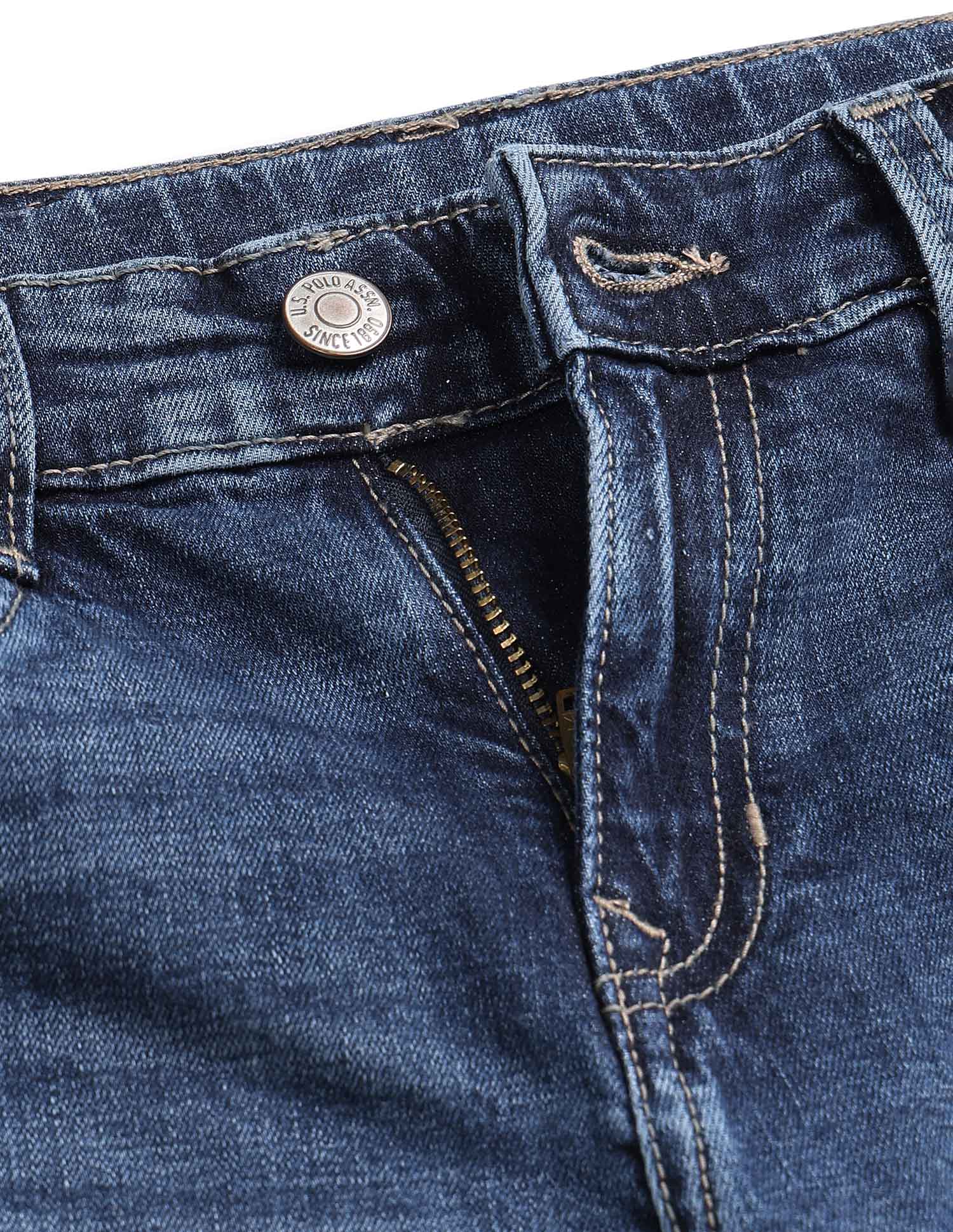 Boys Whiskered Baggy Fit Jeans - Image 2