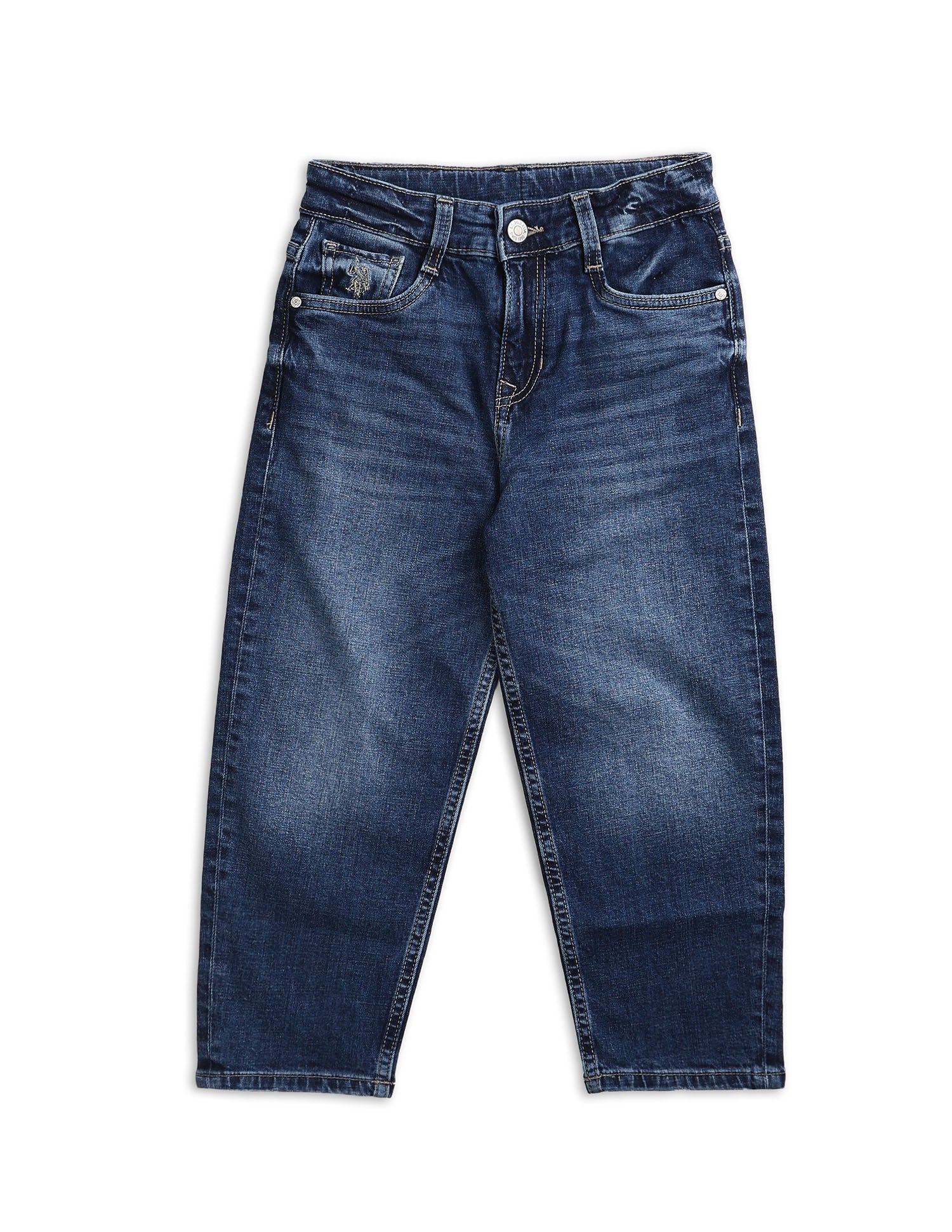 Boys Whiskered Baggy Fit Jeans - Image 8