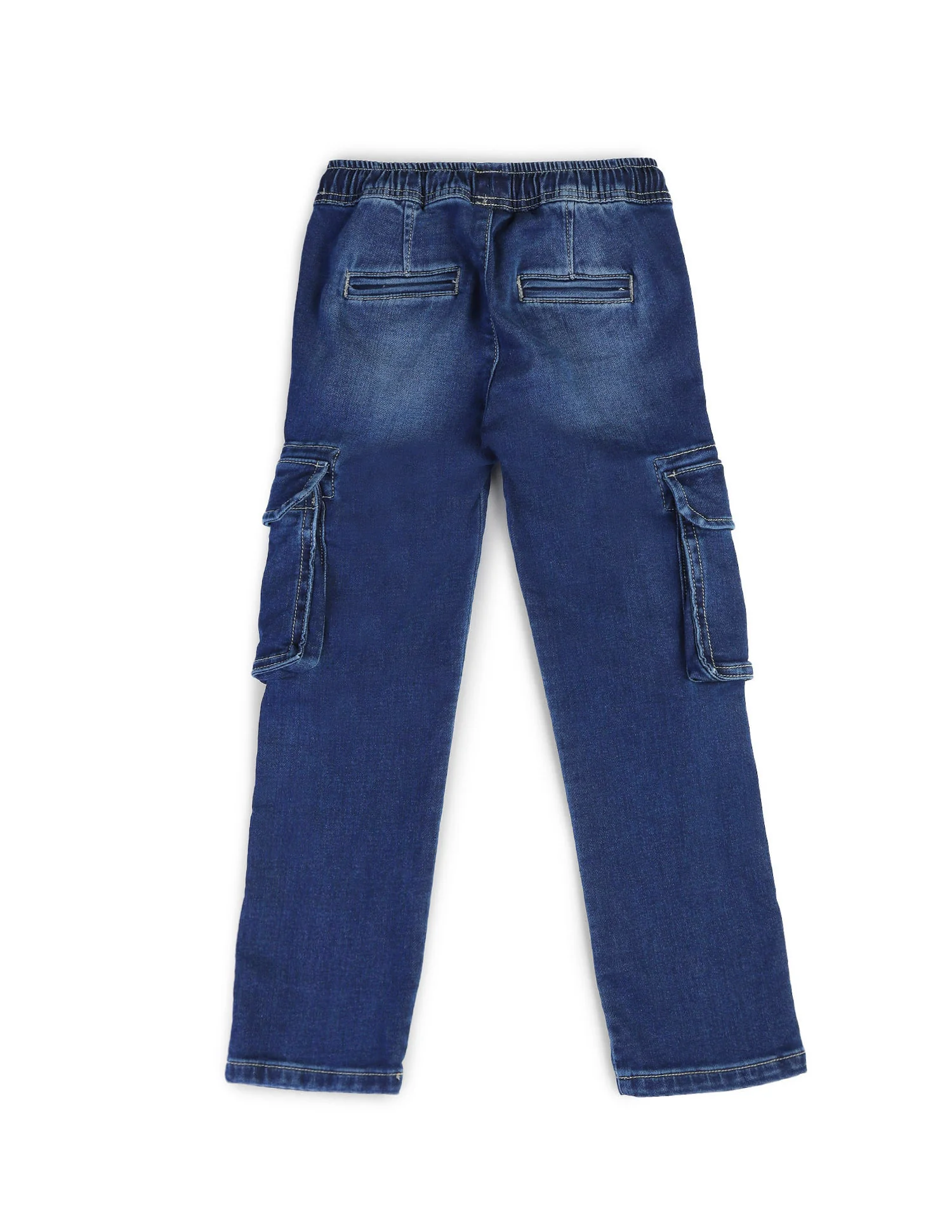 Boys Whiskered Regular Fit Cargo Jeans - Image 9