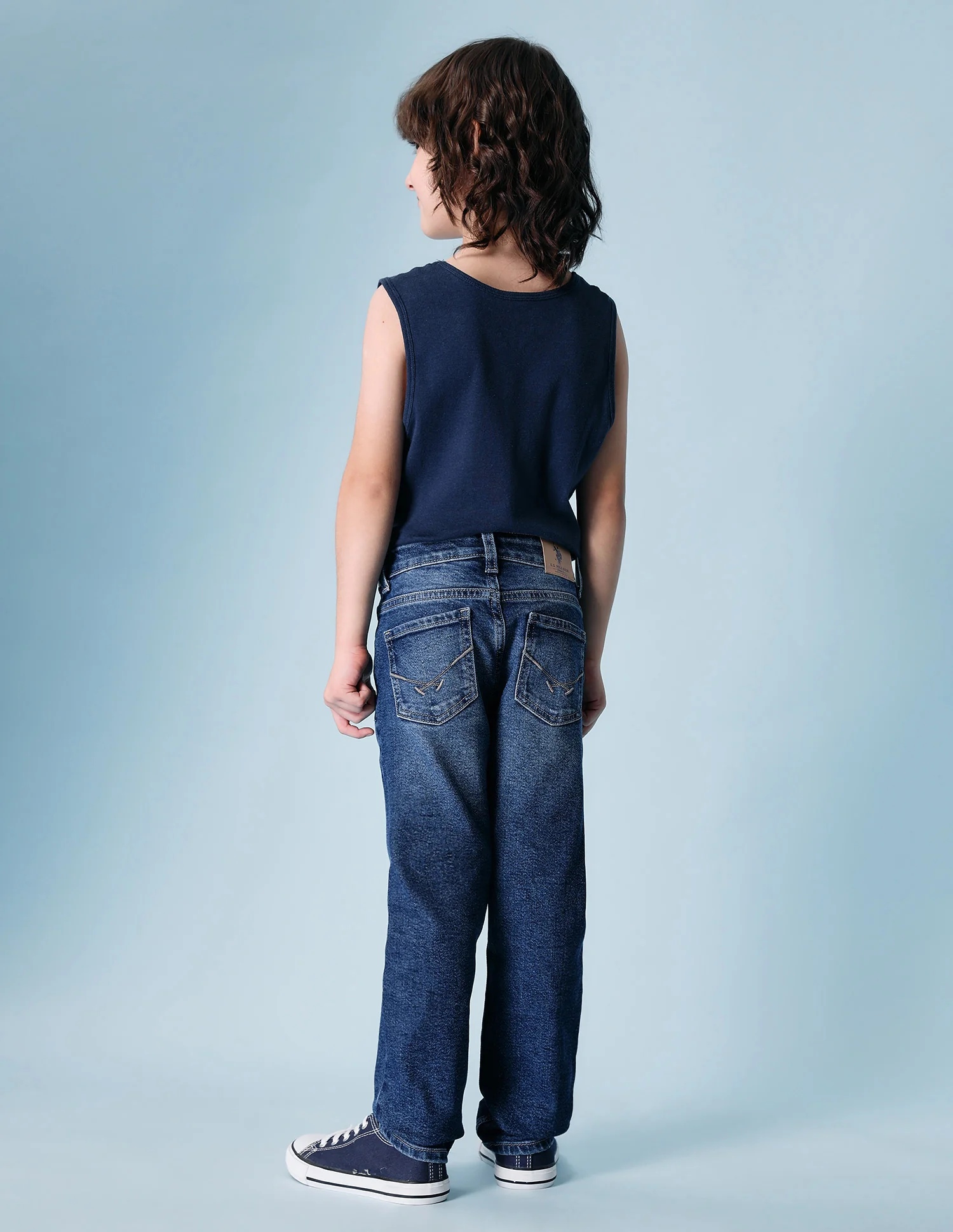 Boys Whiskered Relaxed Fit Jeans - Image 4