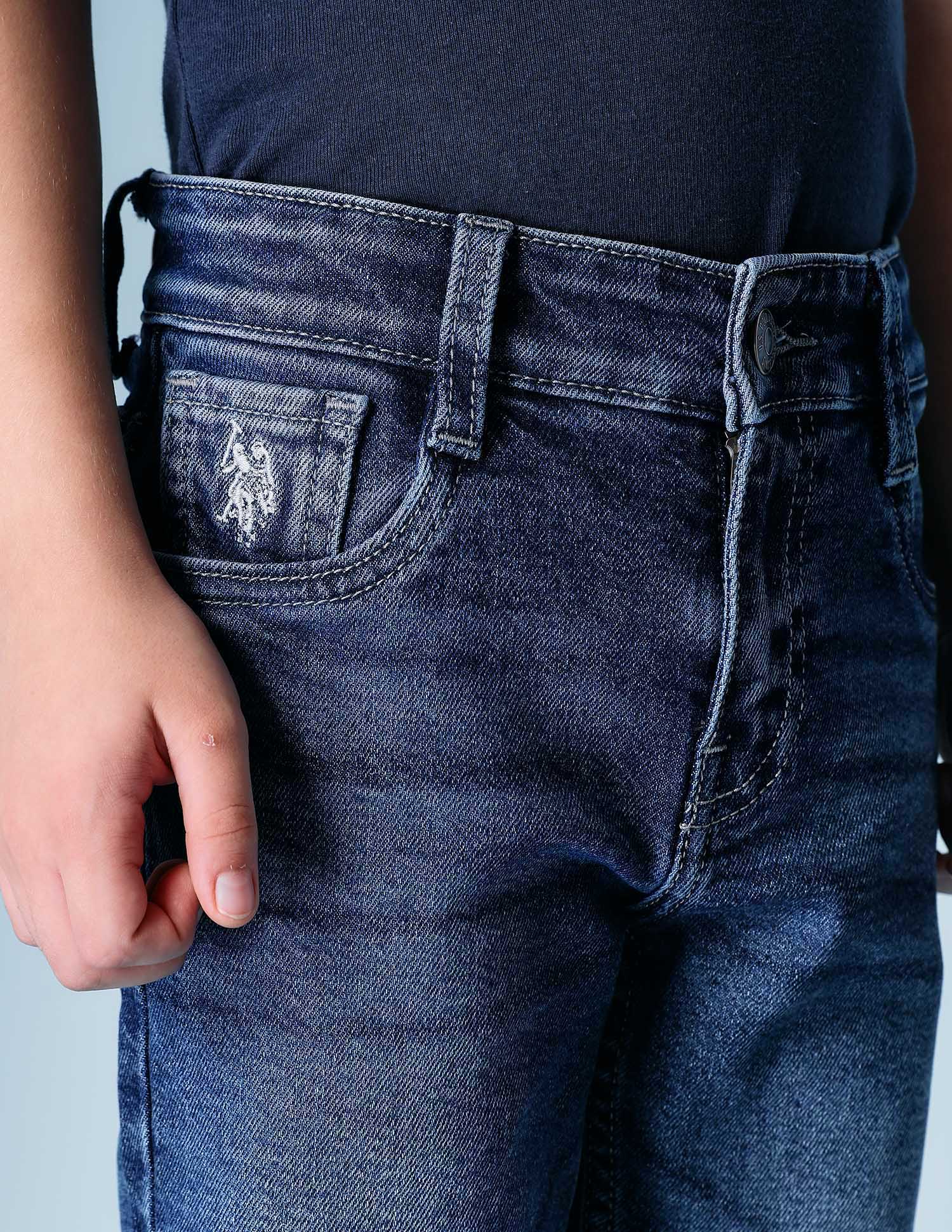 Boys Whiskered Relaxed Fit Jeans - Image 6