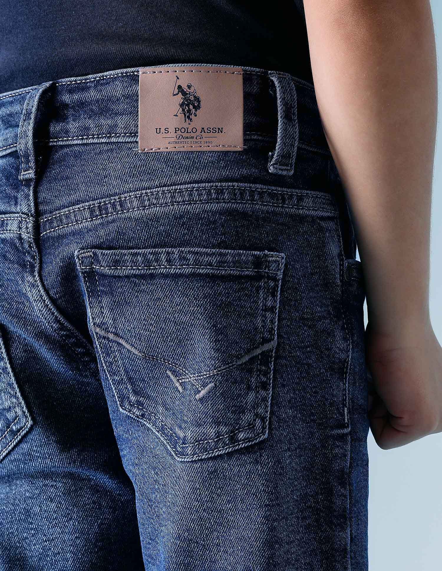 Boys Whiskered Relaxed Fit Jeans - Image 7