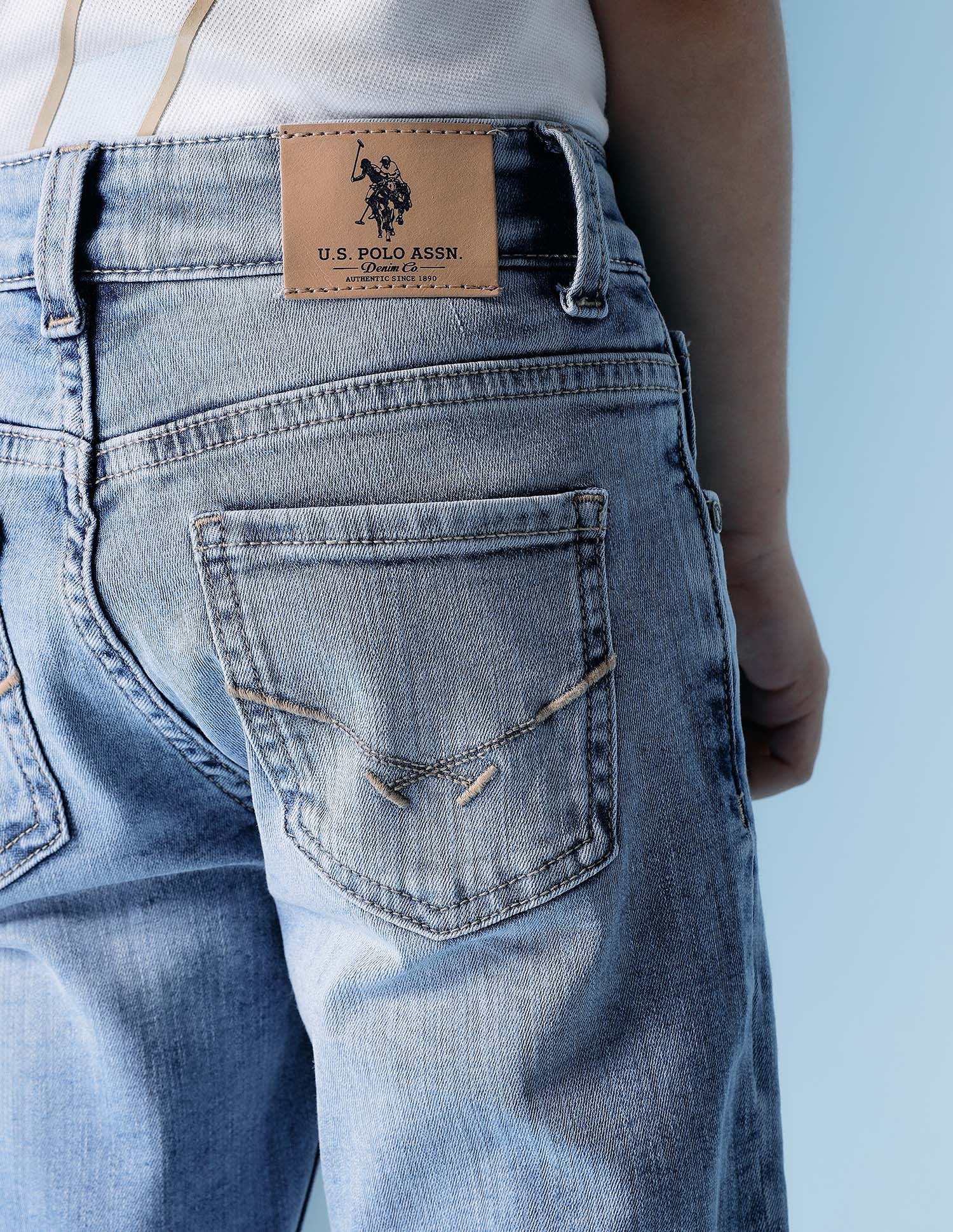 Boys Whiskered Relaxed Fit Jeans - Image 7