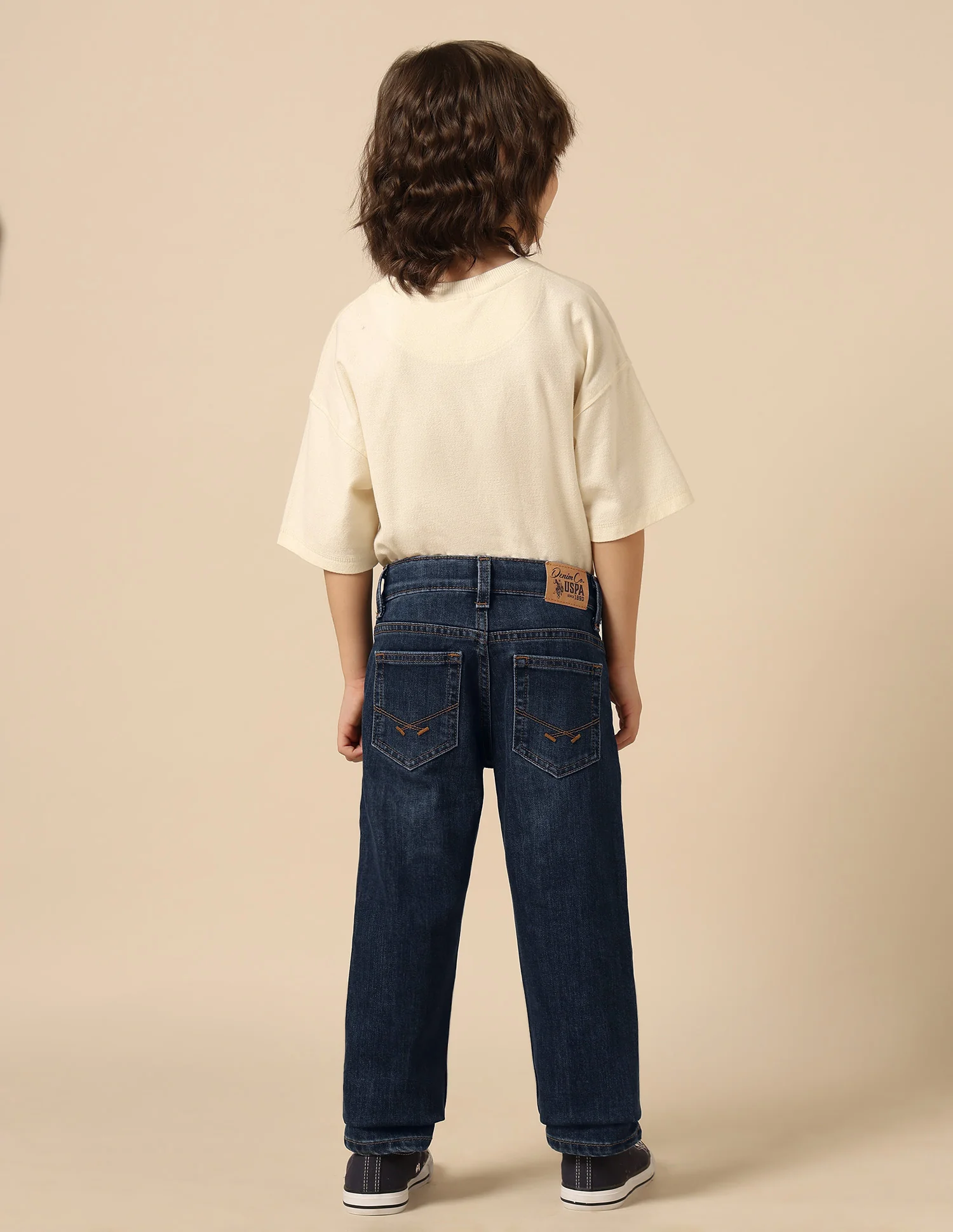 Boys Whiskered Relaxed Fit Jeans - Image 5