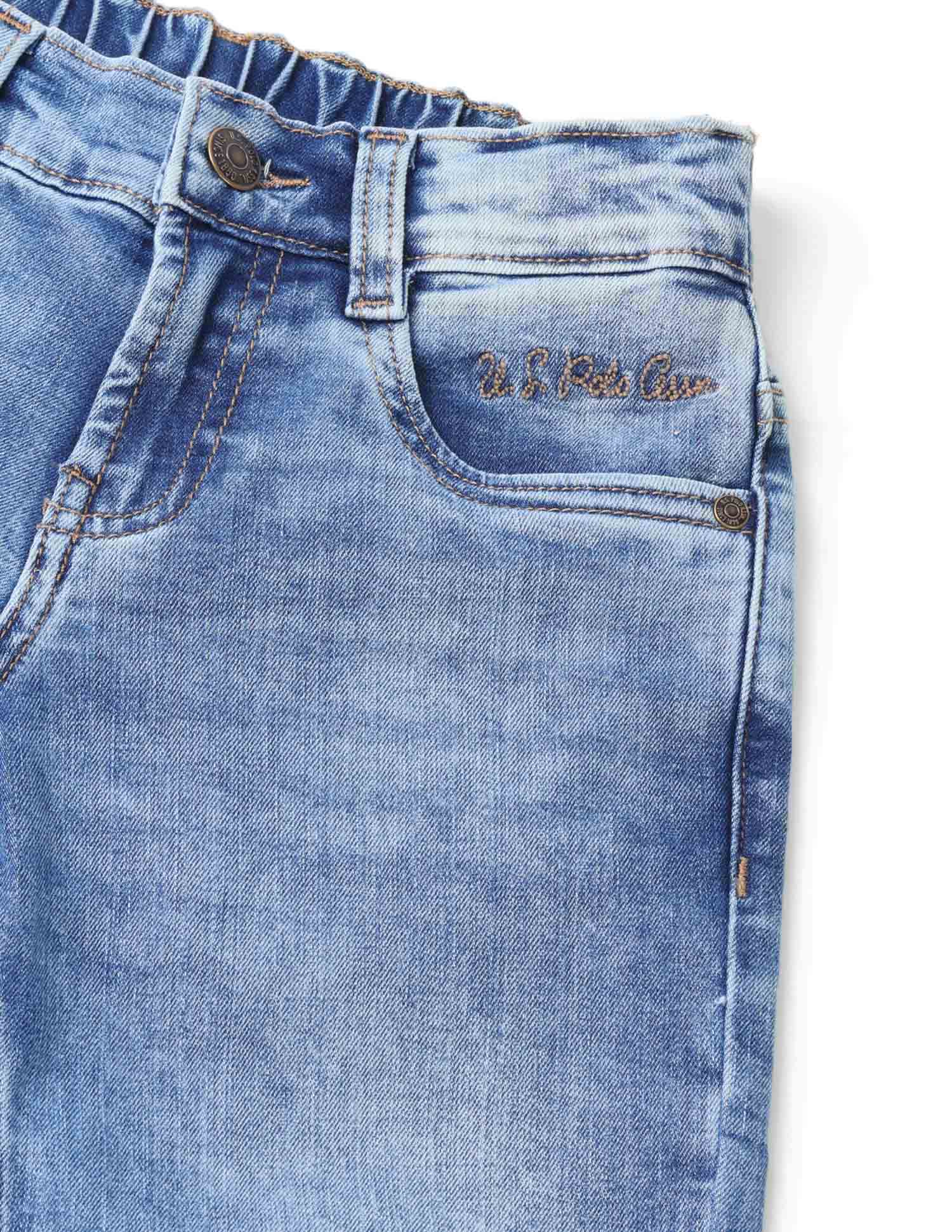 Boys Whiskered Relaxed Fit Jeans - Image 2