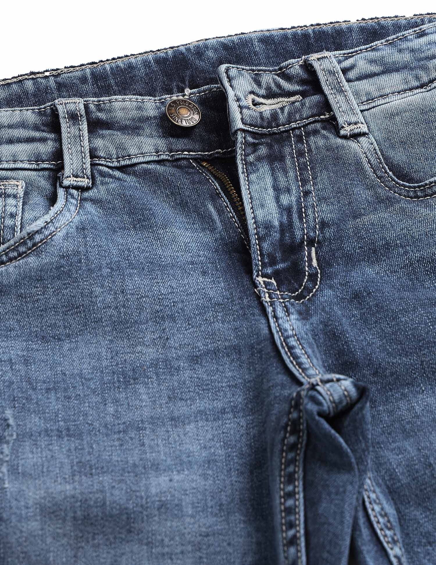 Boys Whiskered Relaxed Fit Jeans - Image 2