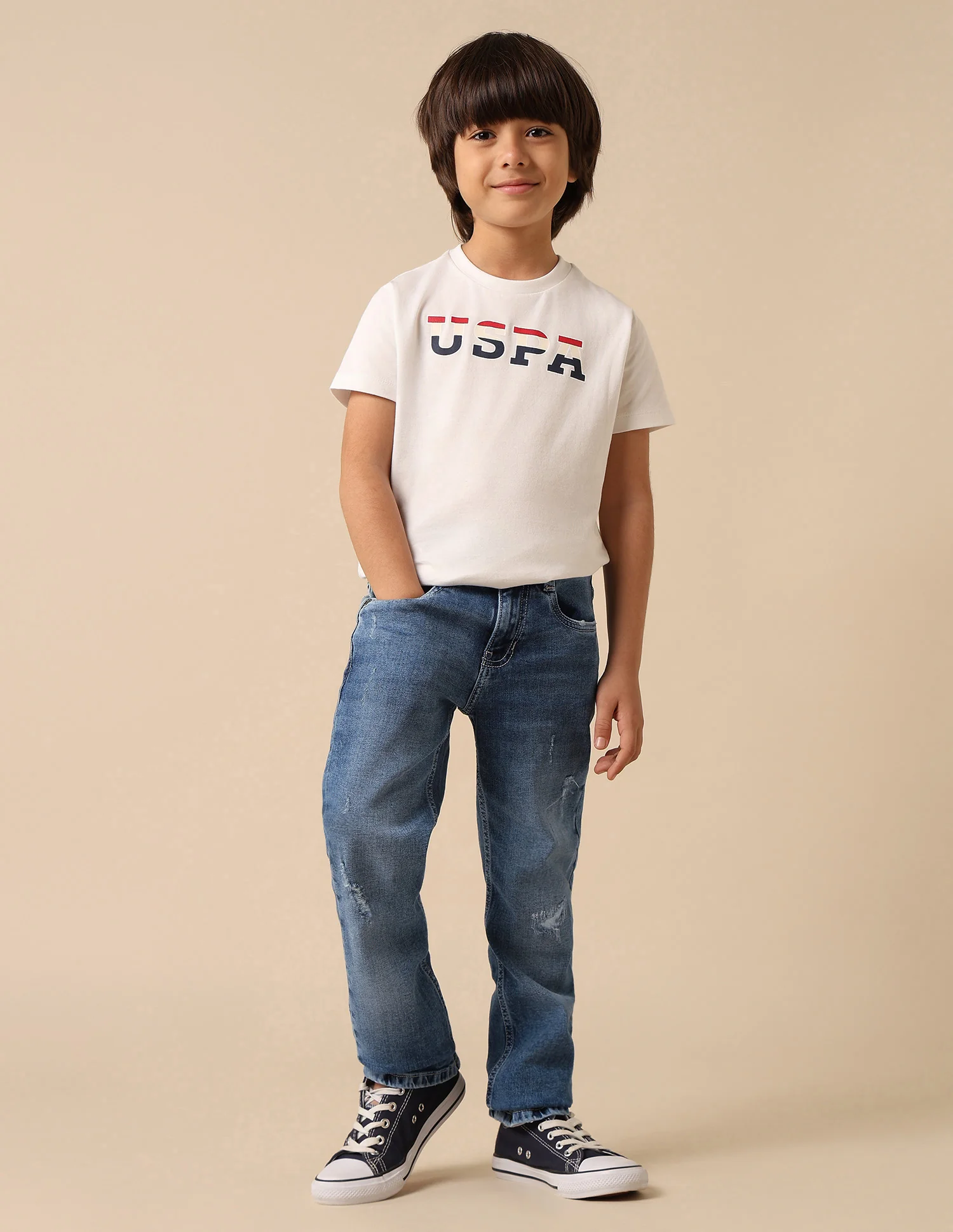 Boys Whiskered Relaxed Fit Jeans - Image 3