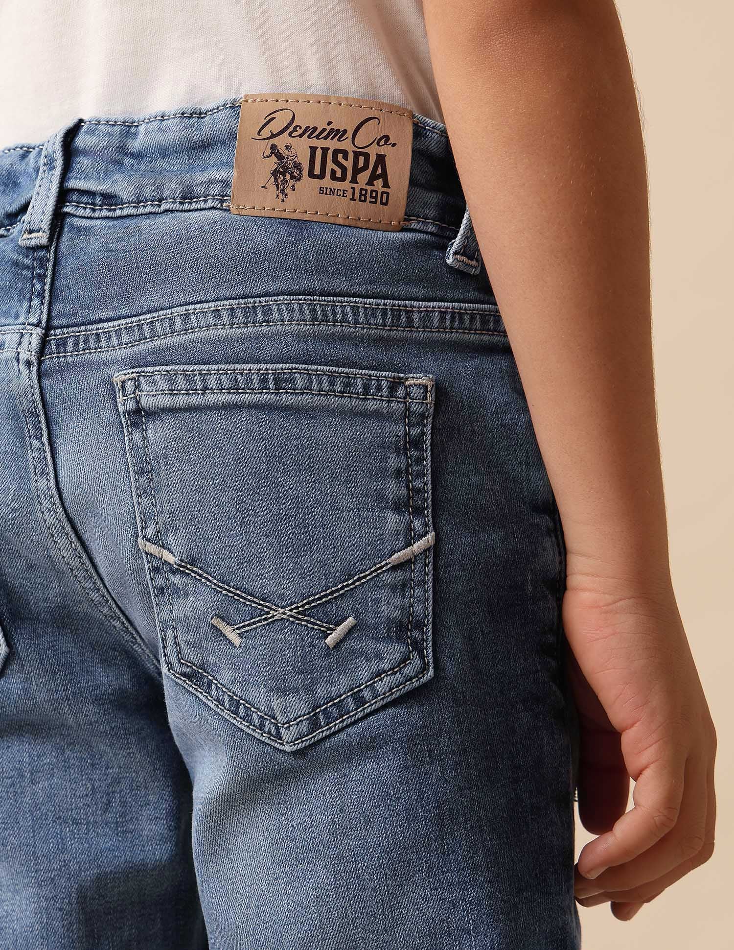 Boys Whiskered Relaxed Fit Jeans - Image 7