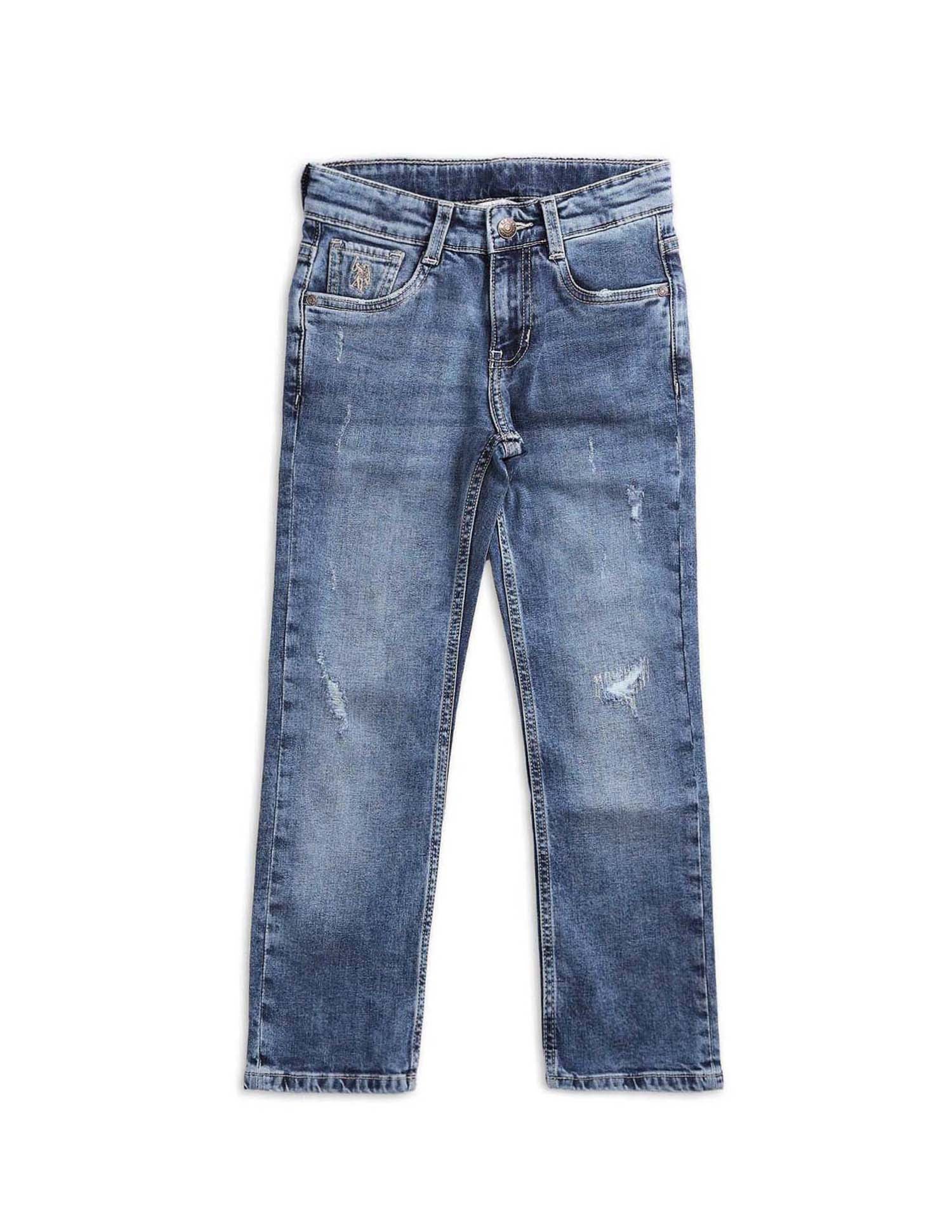 Boys Whiskered Relaxed Fit Jeans - Image 8