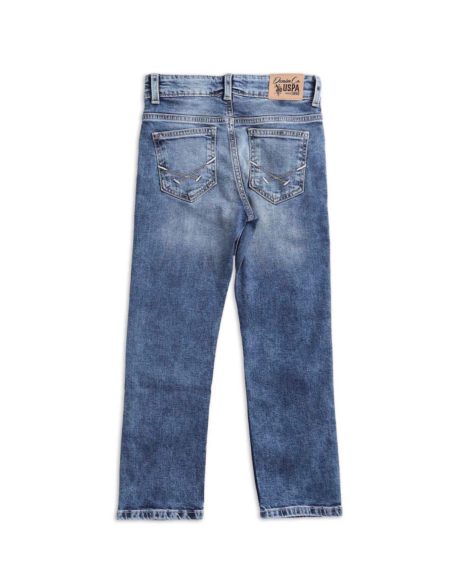 Boys Whiskered Relaxed Fit Jeans - Image 9