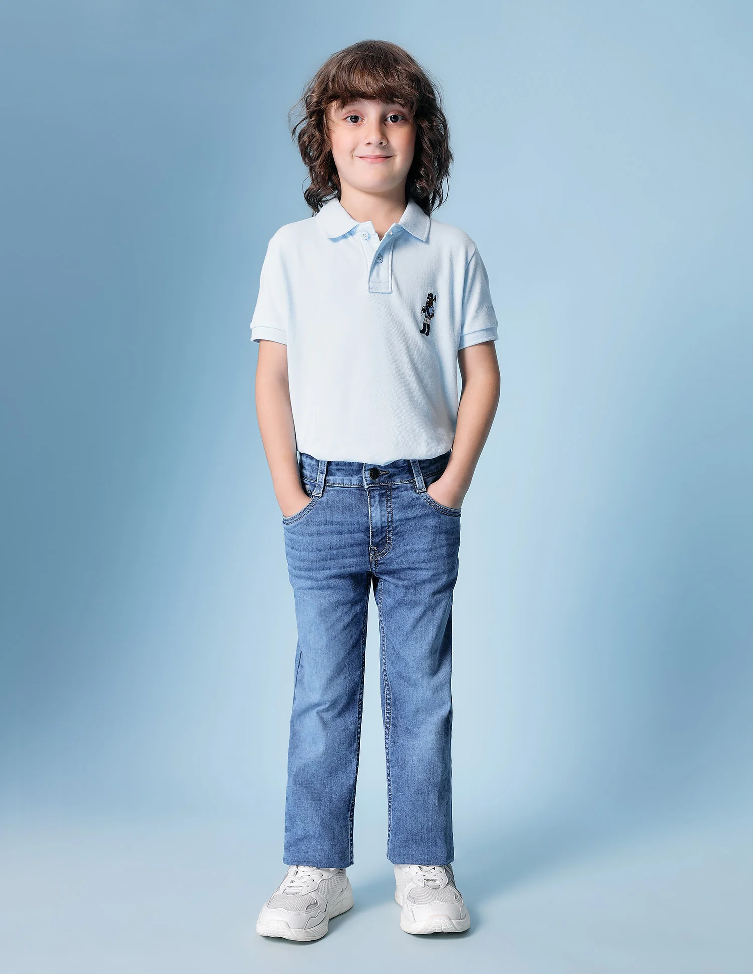 Boys Whiskered Relaxed Fit Jeans - Image 3