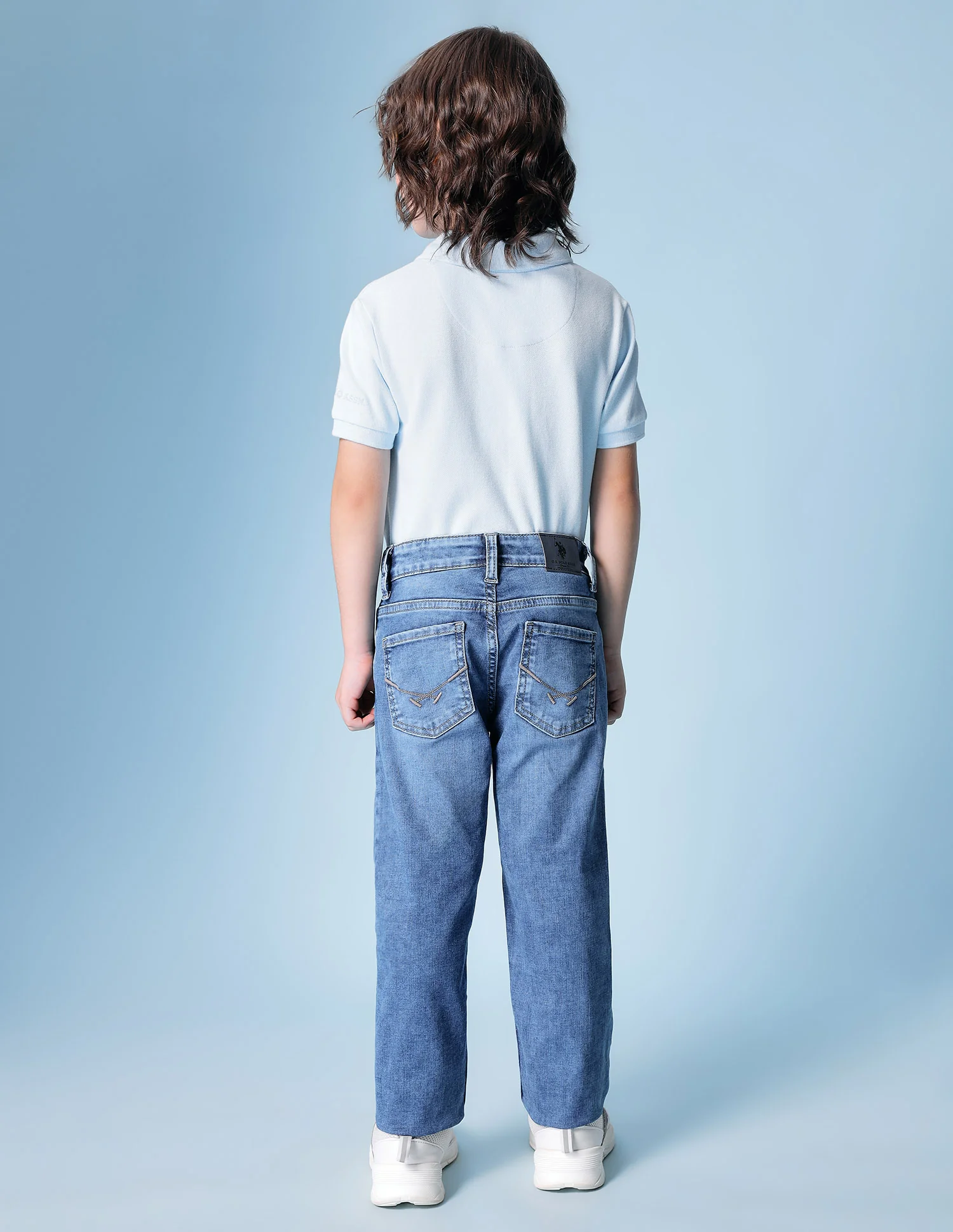 Boys Whiskered Relaxed Fit Jeans - Image 4