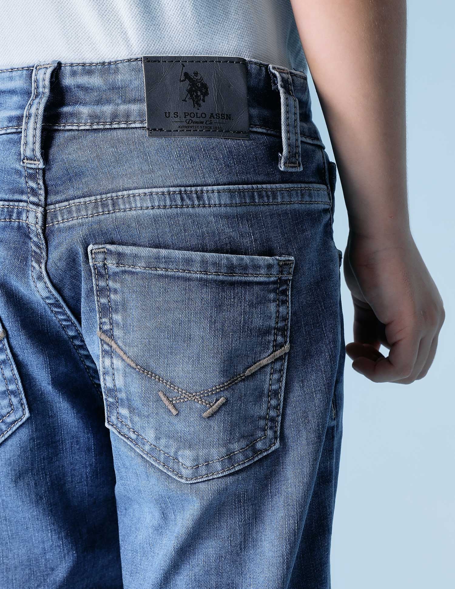 Boys Whiskered Relaxed Fit Jeans - Image 7