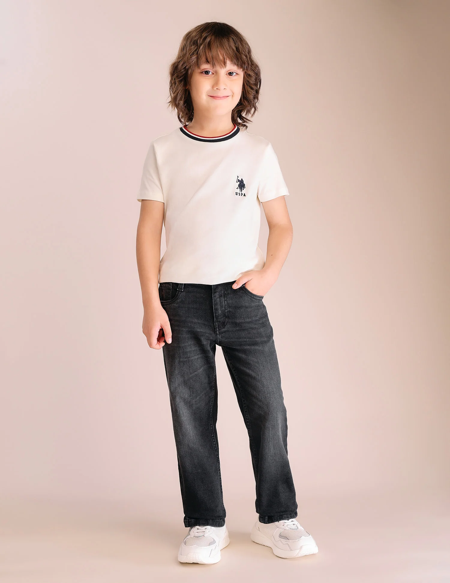 Boys Whiskered Relaxed Fit Jeans - Image 3