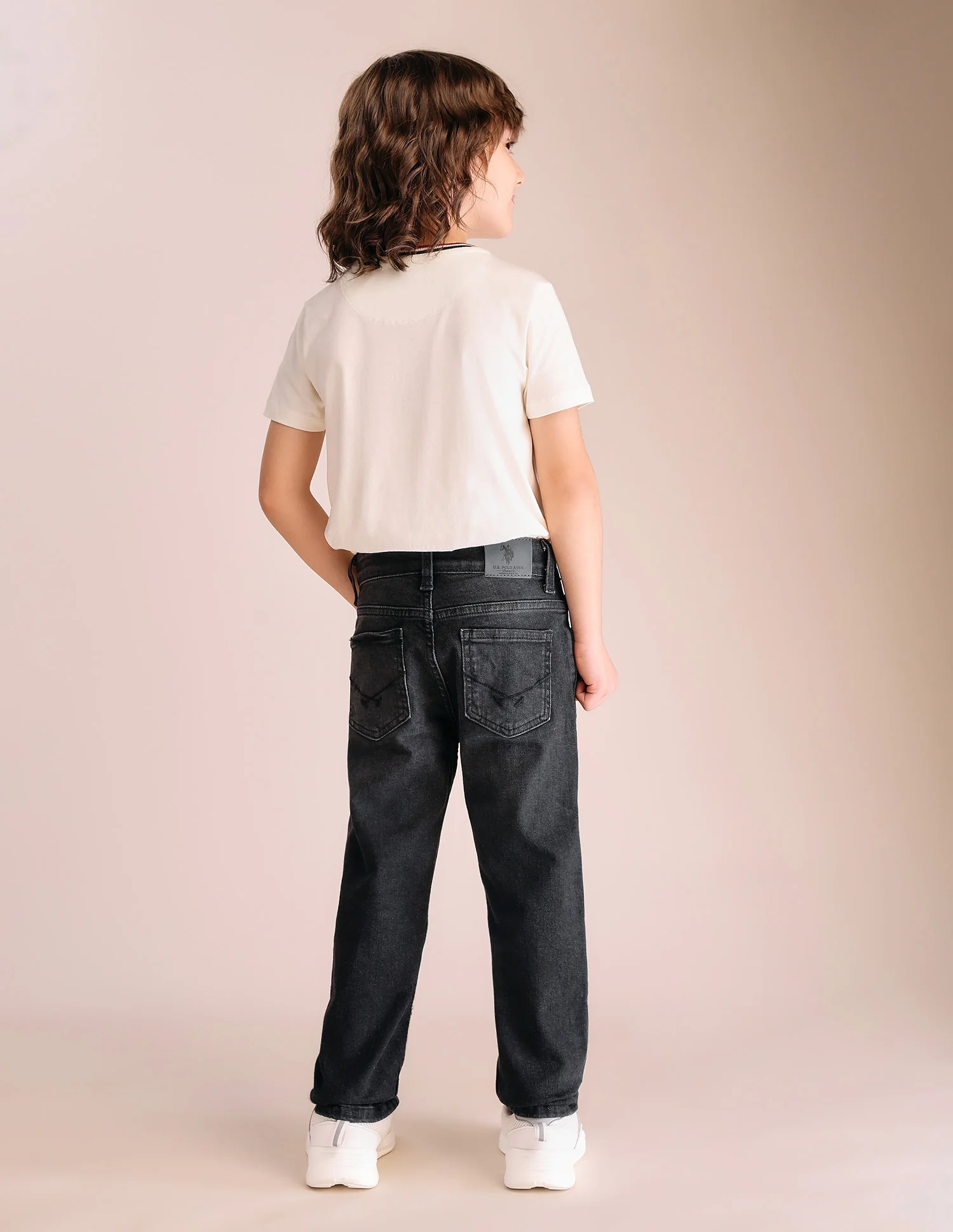 Boys Whiskered Relaxed Fit Jeans - Image 5