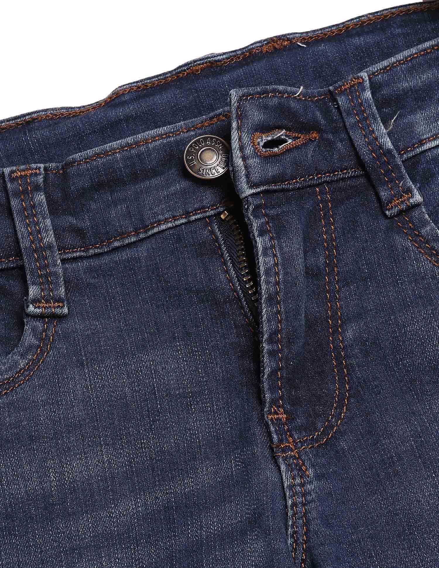 Boys Whiskered Slim Fit Jeans - Image 2