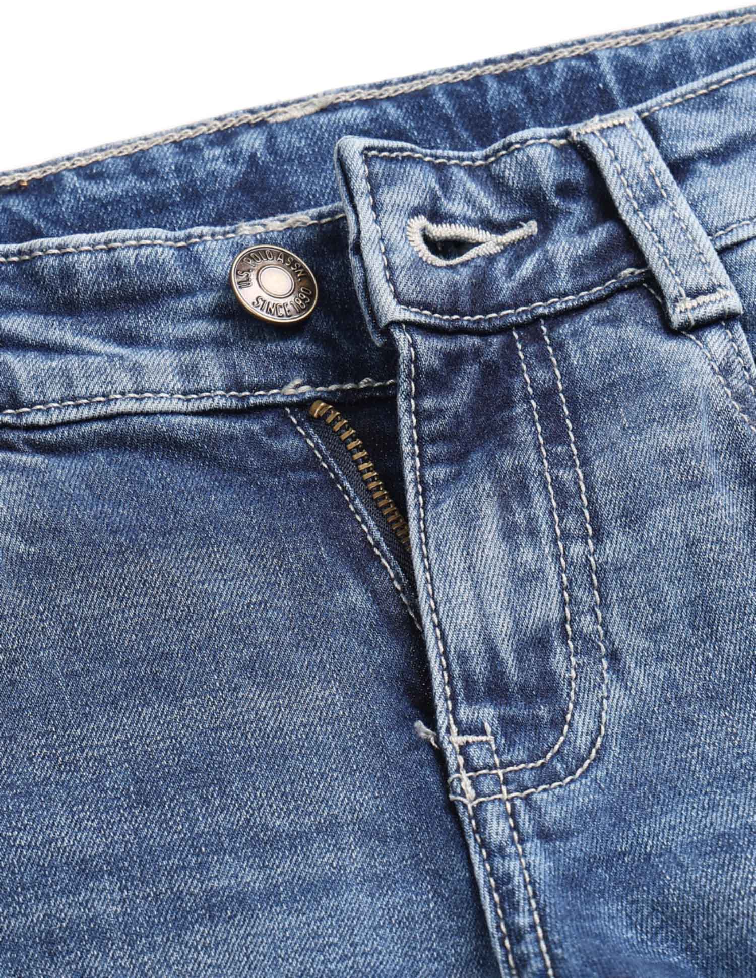 Boys Whiskered Slim Fit Jeans - Image 2