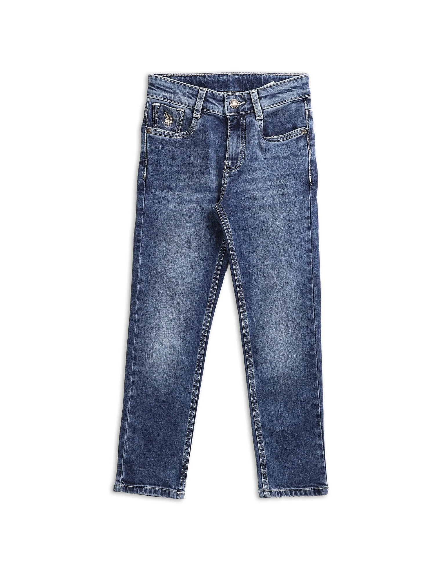 Boys Whiskered Slim Fit Jeans - Image 8