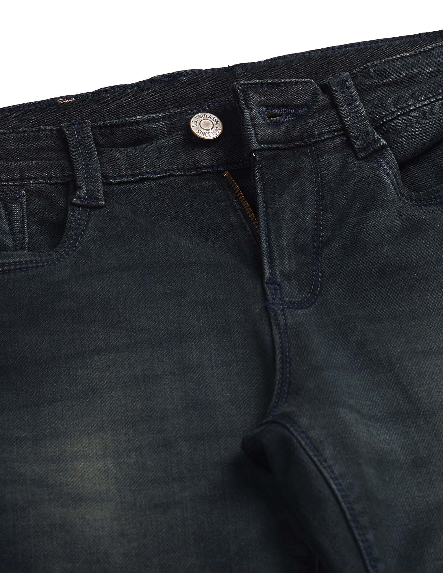 Boys Whiskered Slim Fit Jeans - Image 2