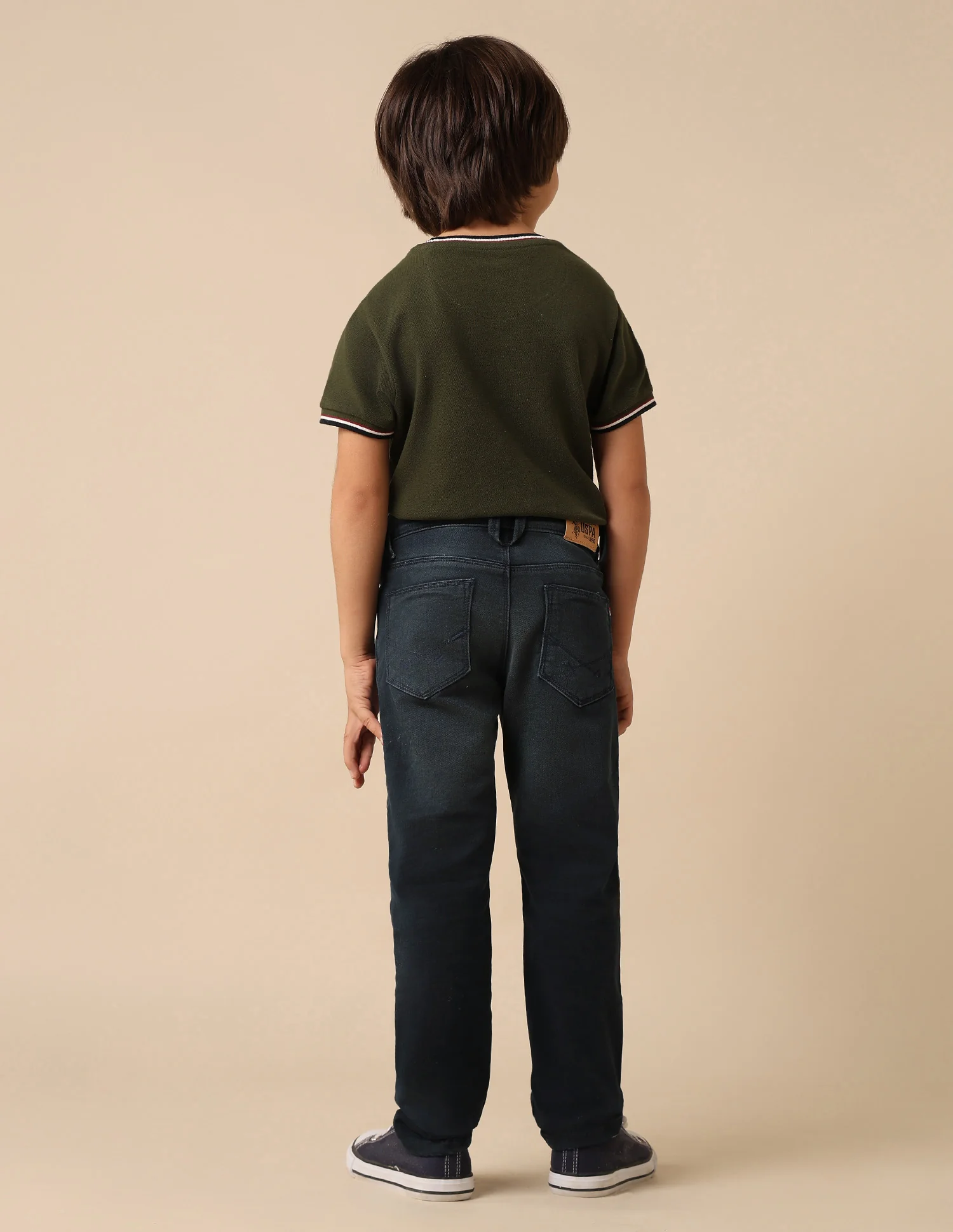 Boys Whiskered Slim Fit Jeans - Image 4