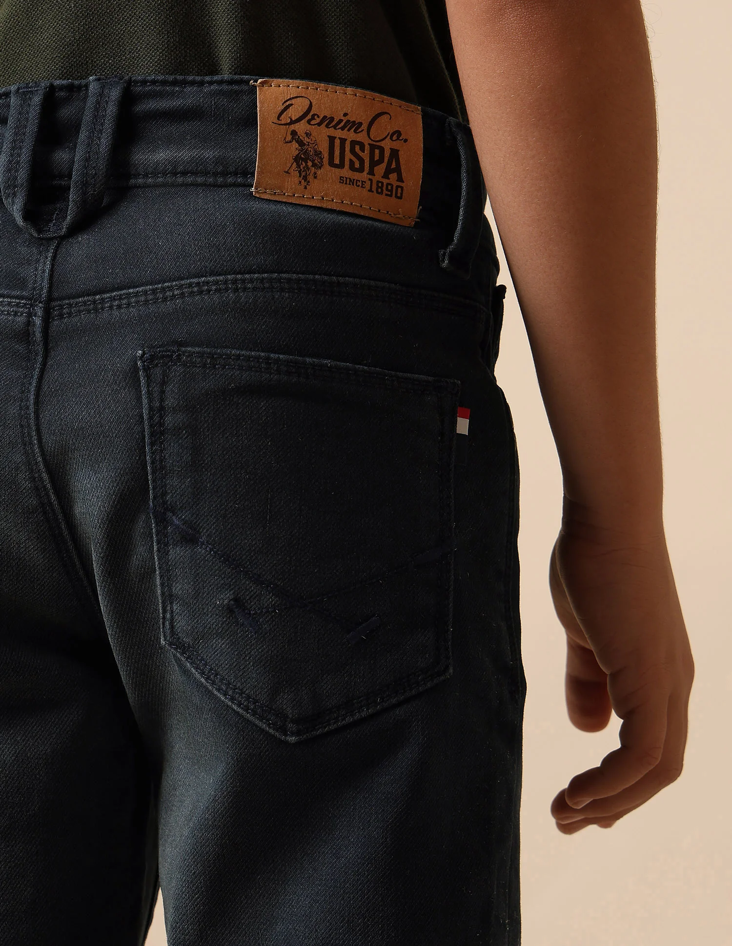 Boys Whiskered Slim Fit Jeans - Image 7