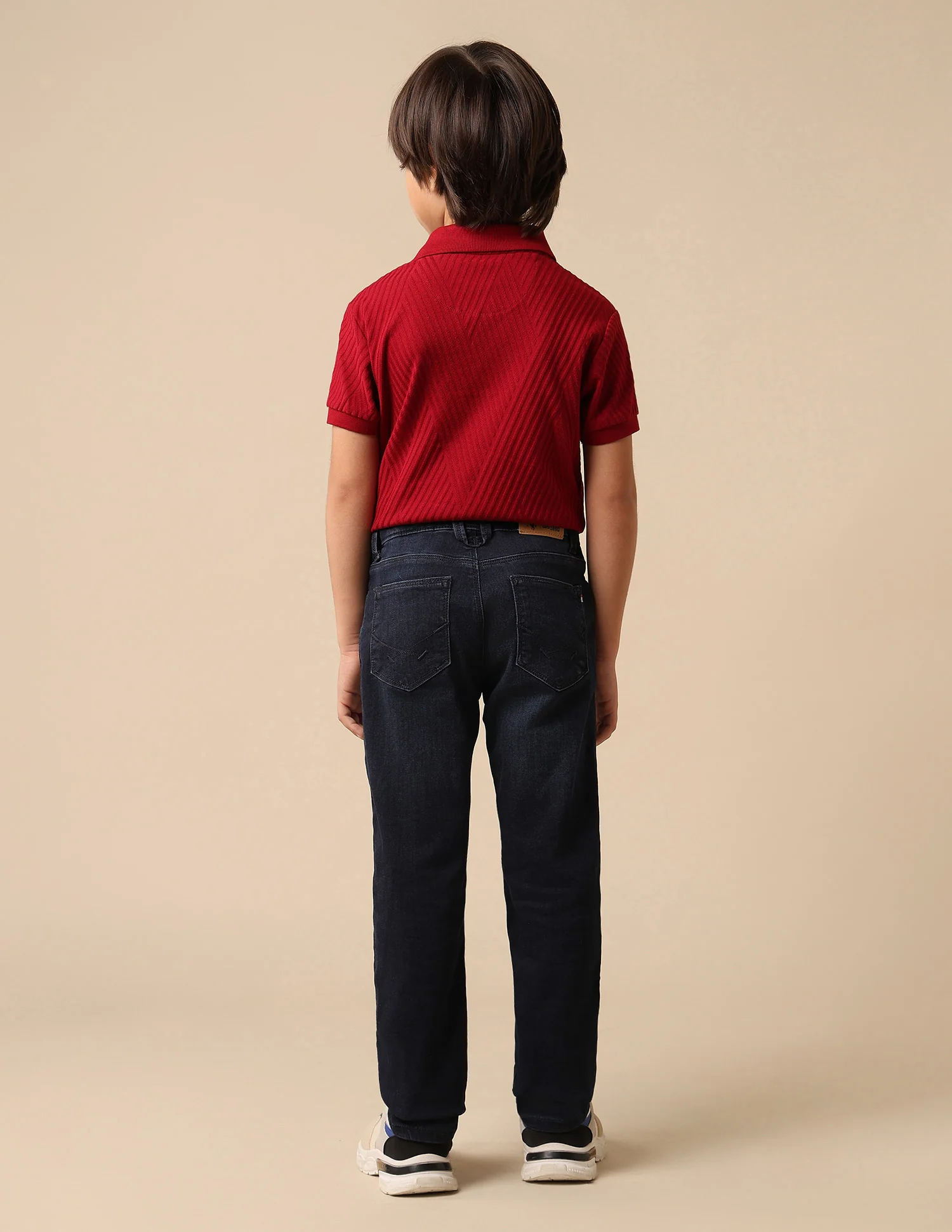 Boys Whiskered Slim Fit Jeans - Image 4