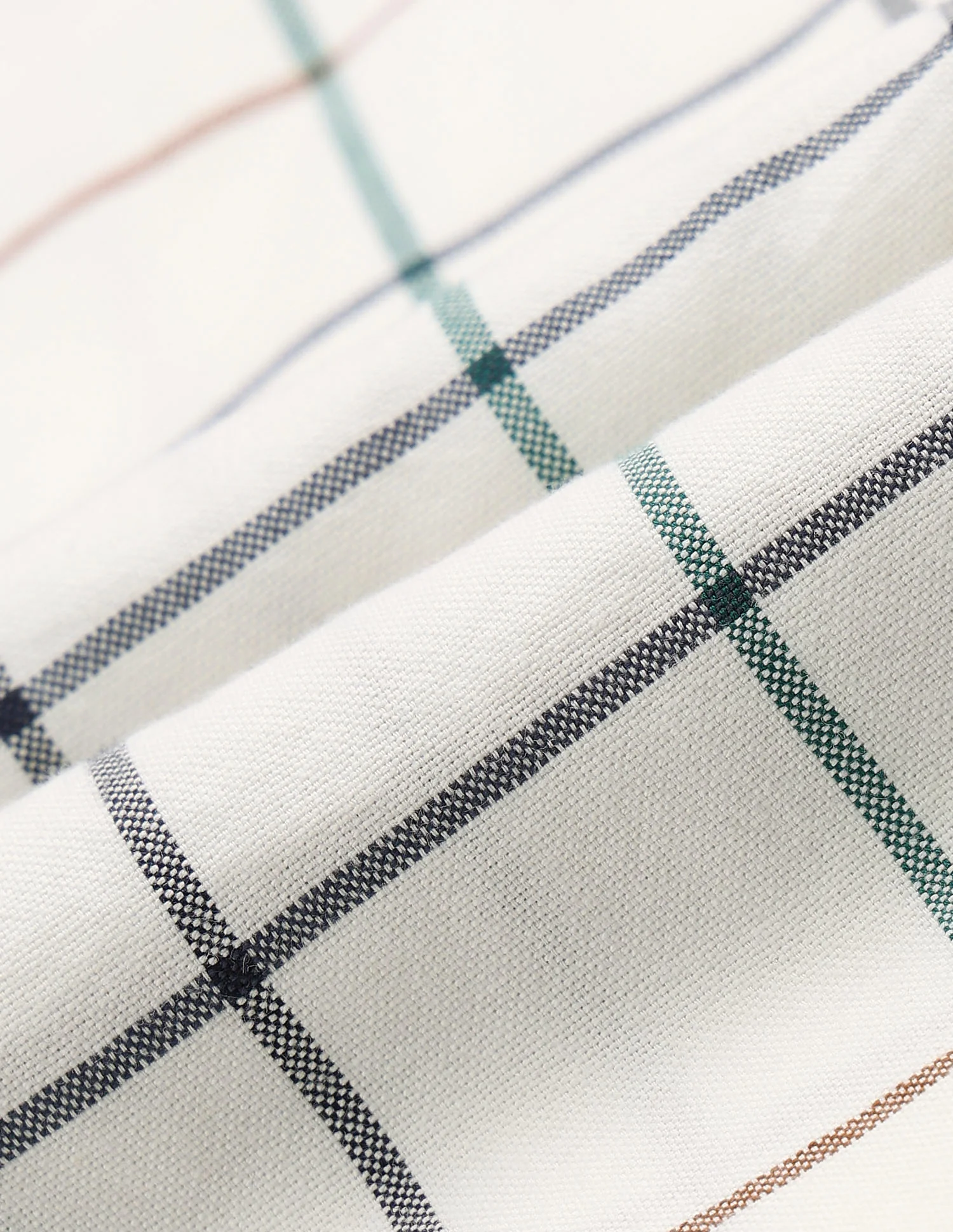 Boys Windowpane Checked Oxford Shirt - Image 2