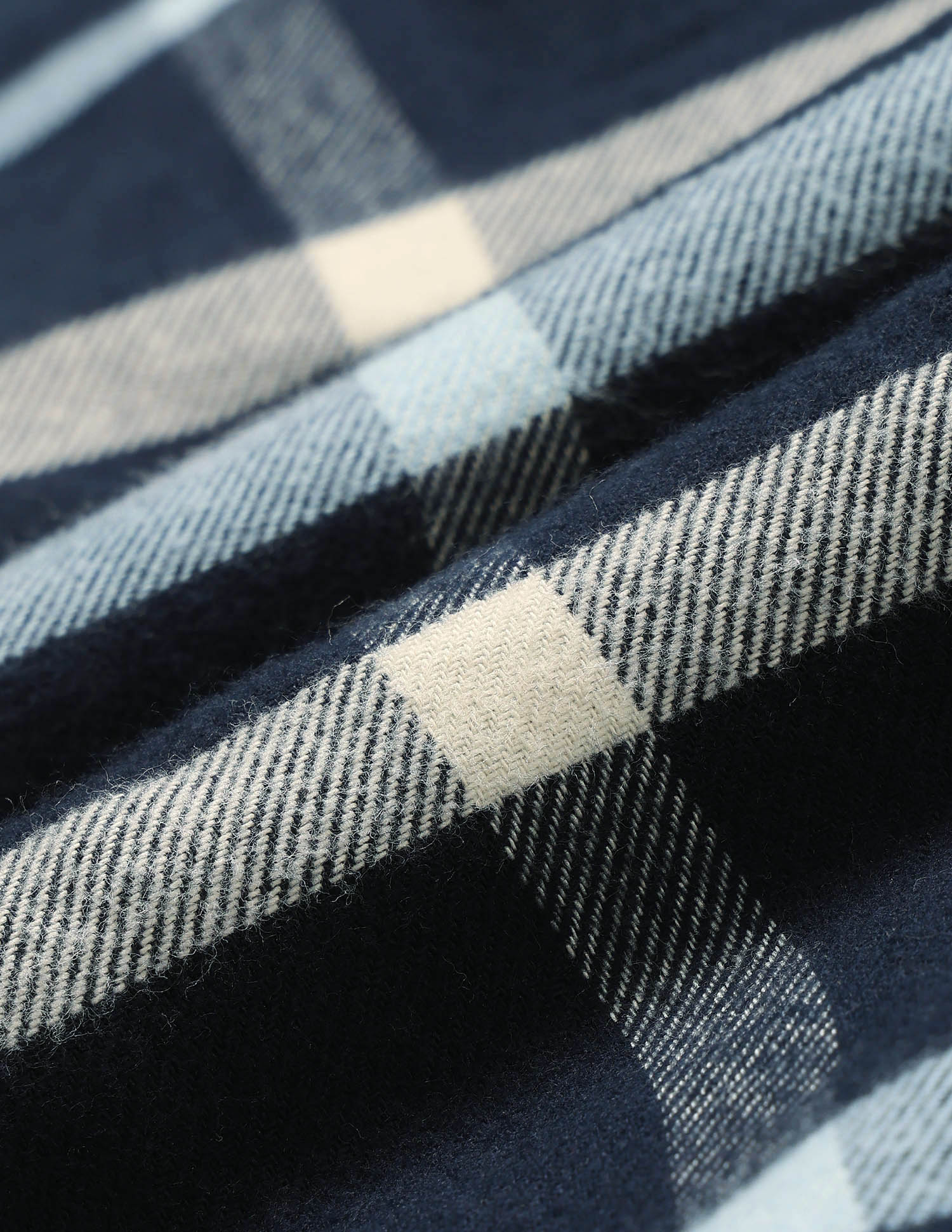 Boys Windowpane Checked Twill Shirt - Image 2