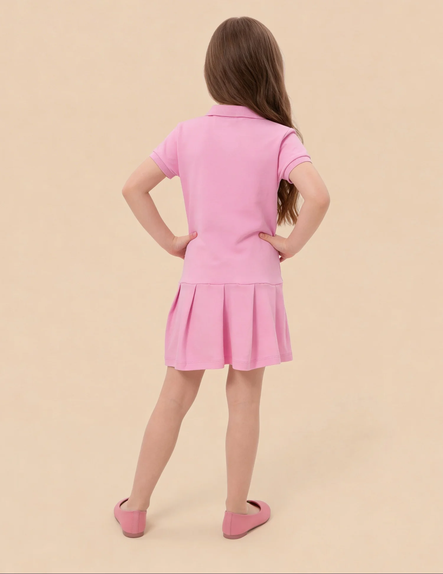 Brand Applique Drop Waist Dress - Image 4