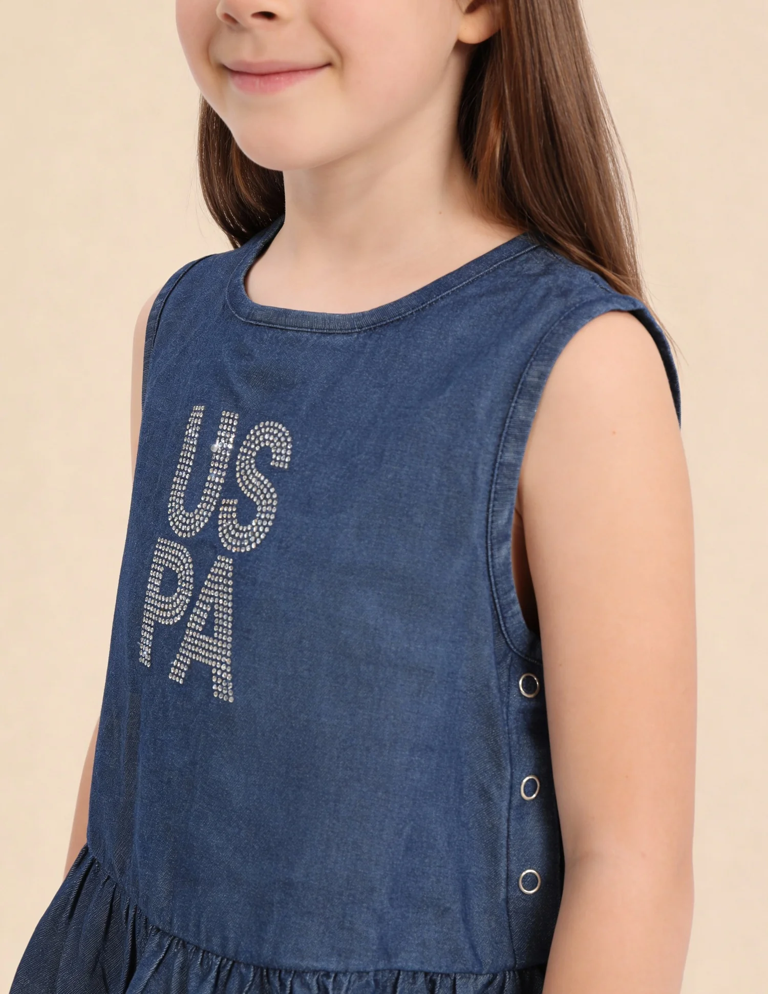 Brand Embellished Flared Top - Image 5
