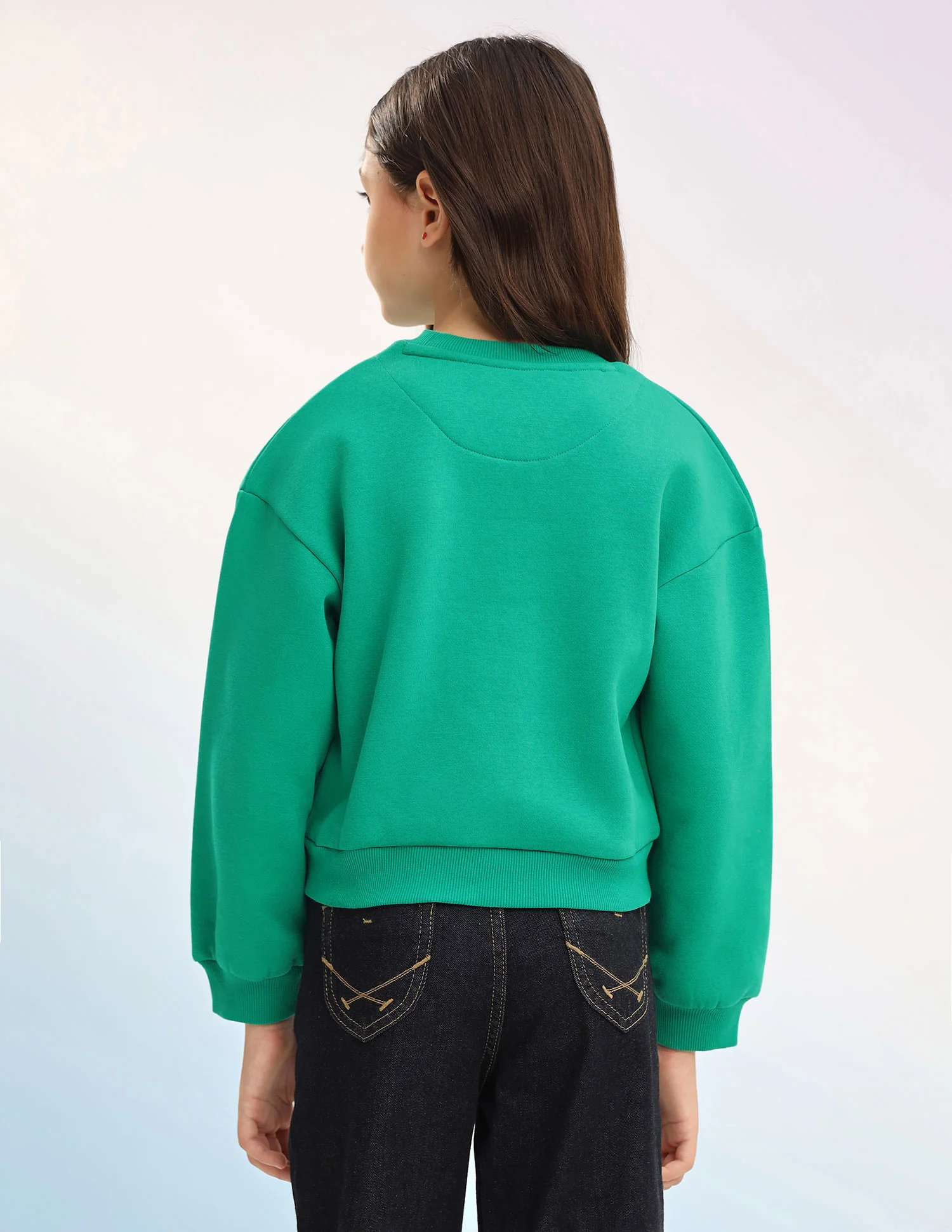 Brand Embellished Regular Fit Sweatshirt - Image 5