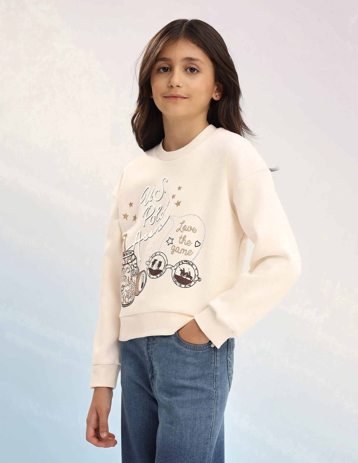 Brand Embellished Regular Fit Sweatshirt - Image 5