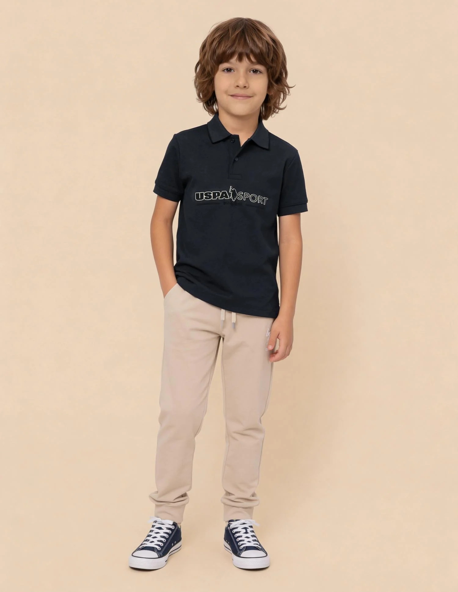 Brand Embossed Regular Fit Polo Shirt - Image 3