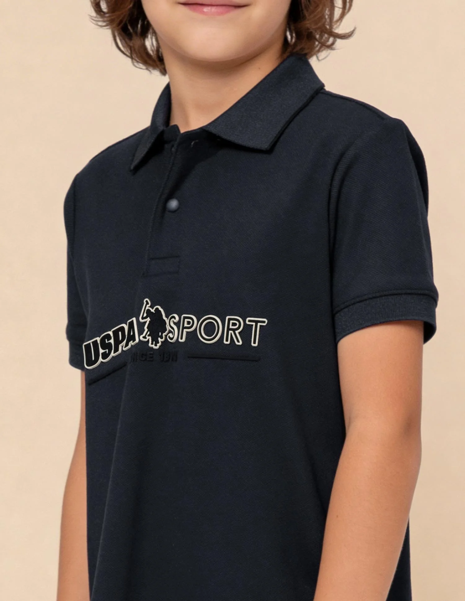 Brand Embossed Regular Fit Polo Shirt - Image 6