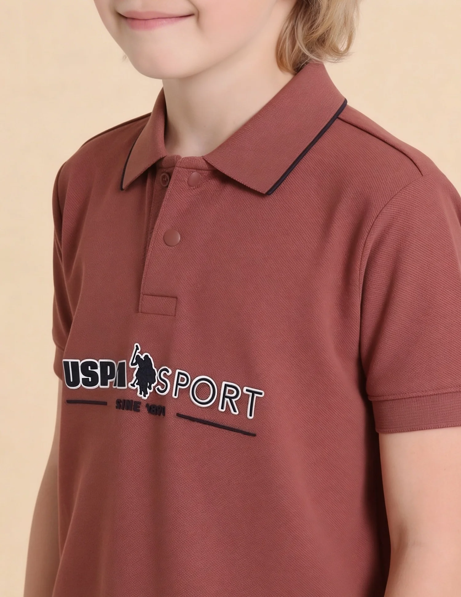 Brand Embossed Regular Fit T-Shirt - Image 6