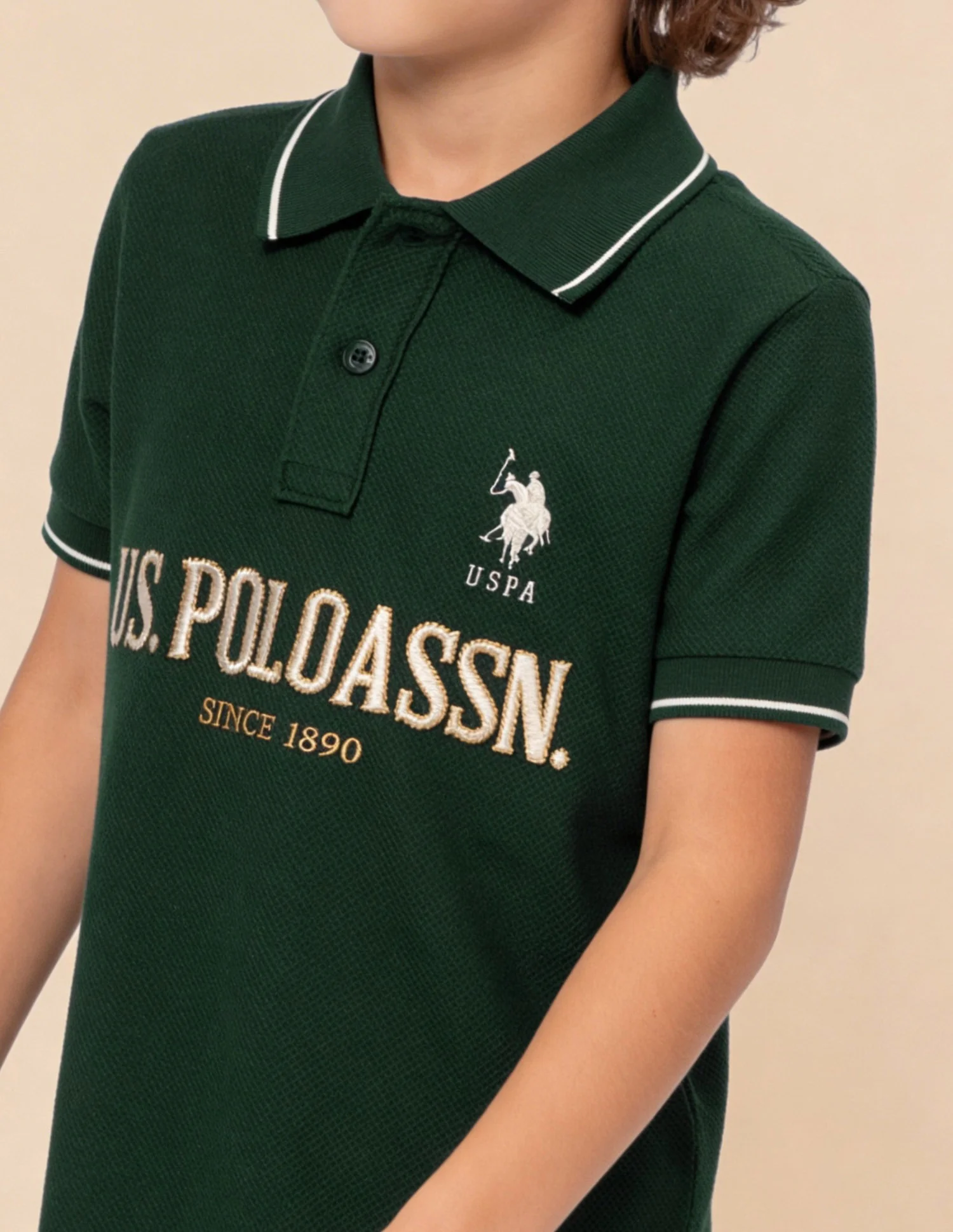 Brand Embroidered Regular Fit Polo Shirt - Image 6