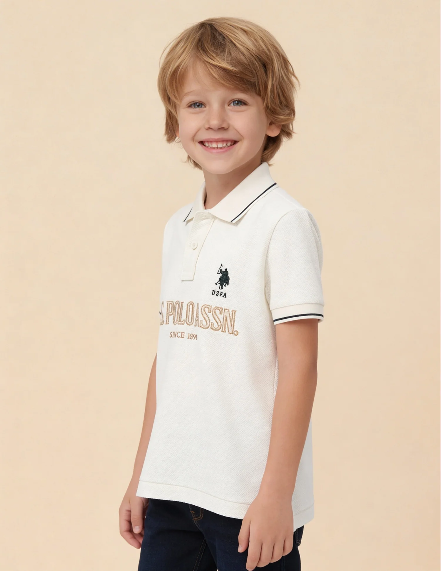Brand Embroidered Regular Fit Polo Shirt - Image 4