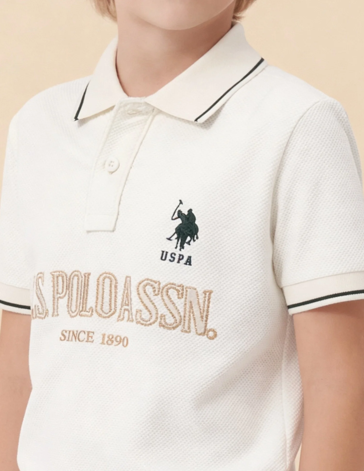 Brand Embroidered Regular Fit Polo Shirt - Image 6