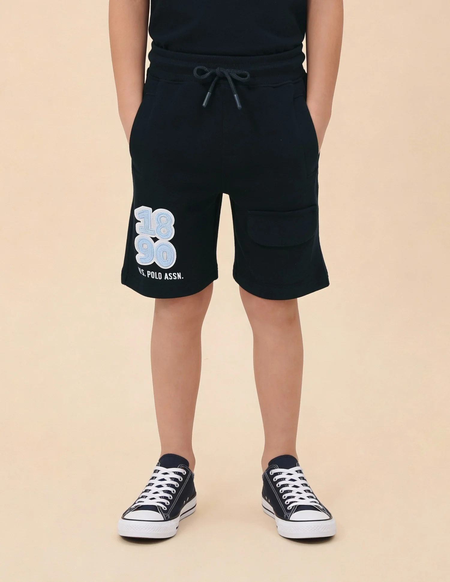 Brand Embroidered Regular Fit Shorts - Image 3