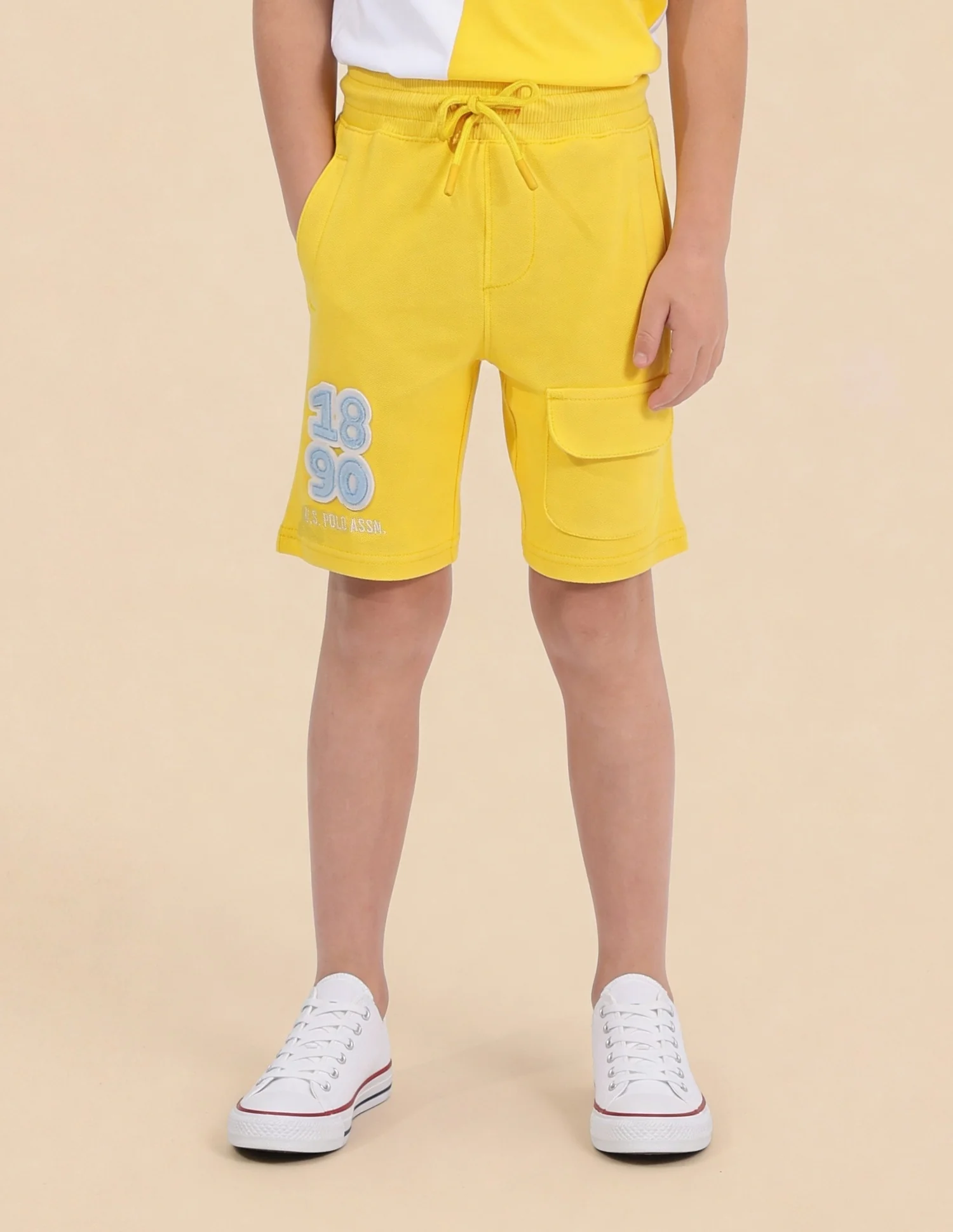 Brand Embroidered Regular Fit Shorts - Image 3
