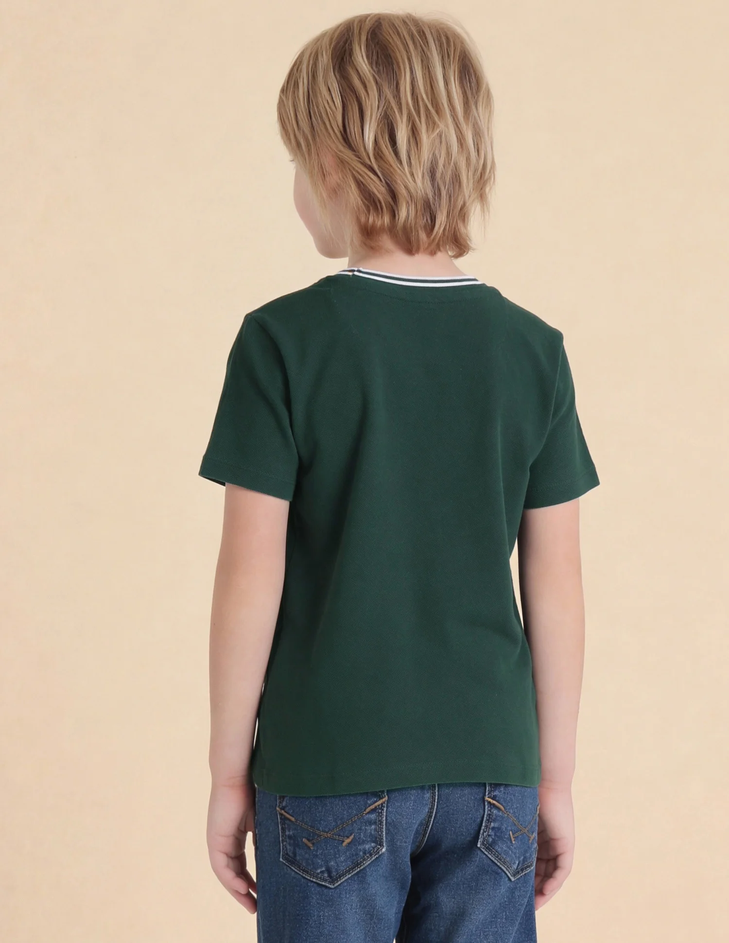 Brand Embroidered Regular Fit T-Shirt - Image 5