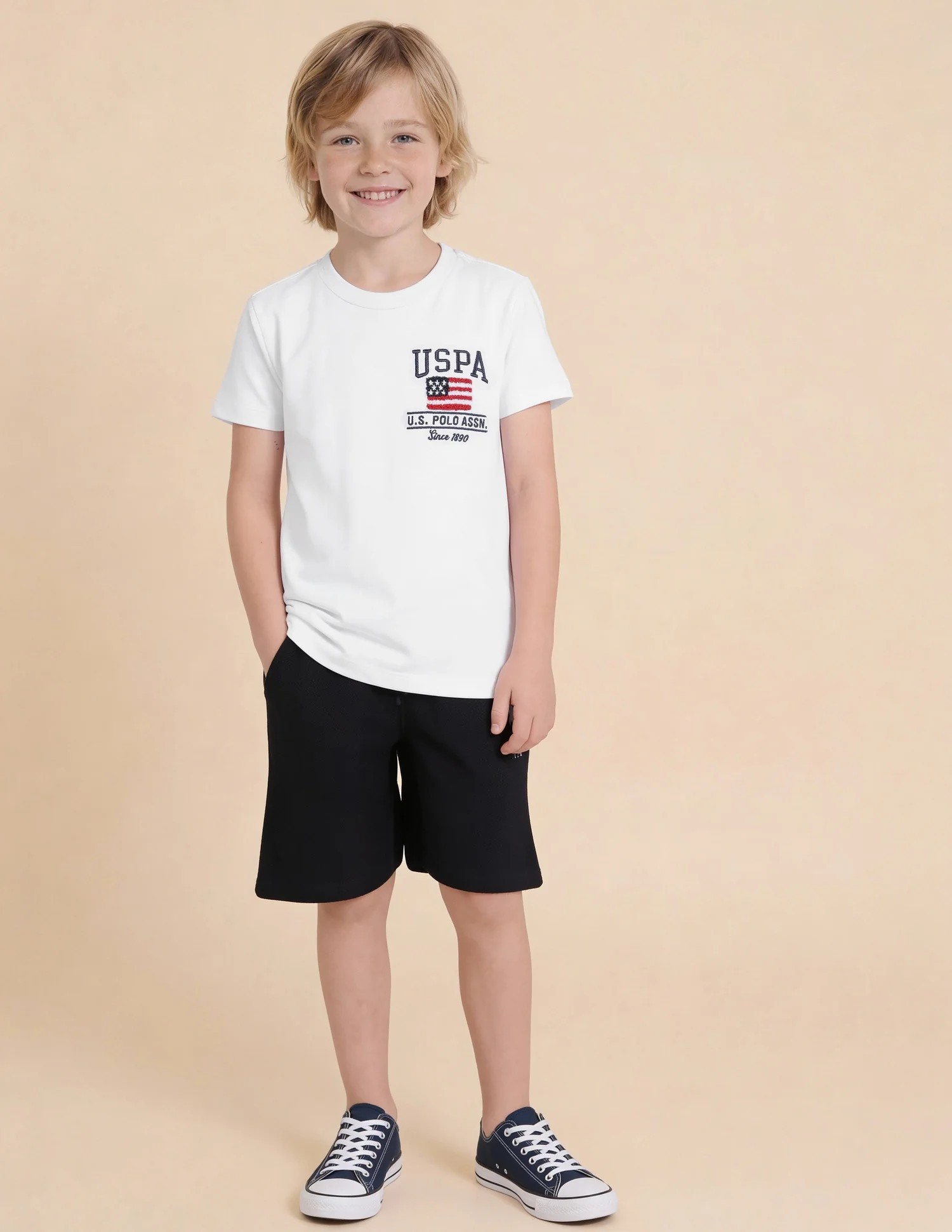 Brand Embroidered Regular Fit T-Shirt - Image 3