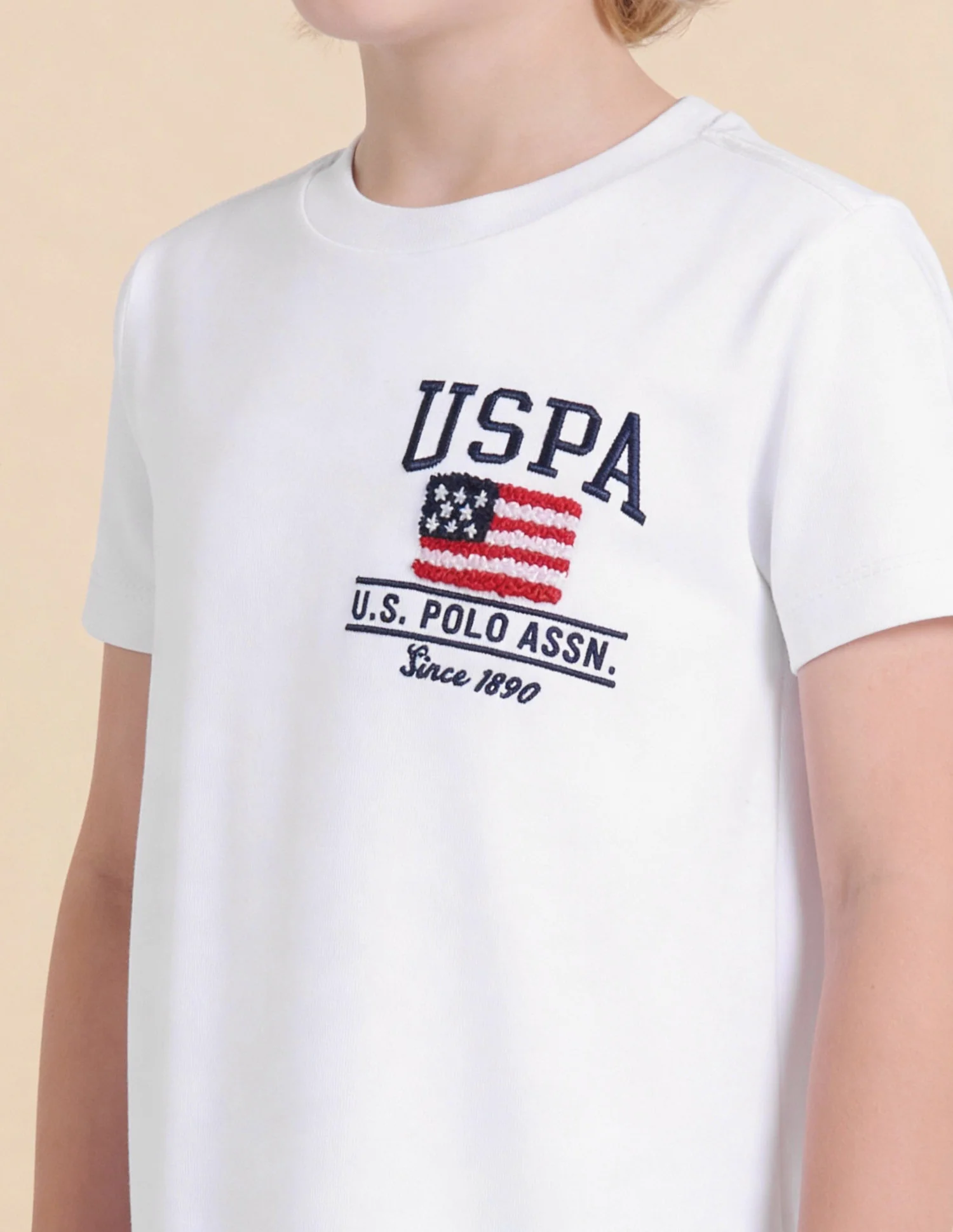 Brand Embroidered Regular Fit T-Shirt - Image 6