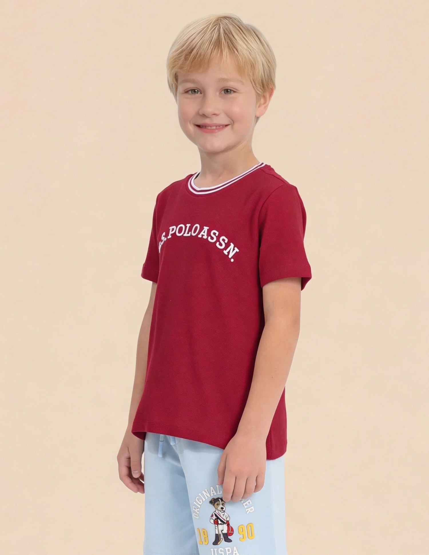 Brand Embroidered Regular Fit T-Shirt - Image 4