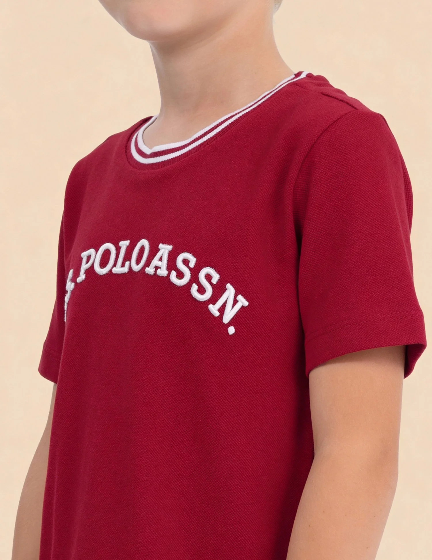 Brand Embroidered Regular Fit T-Shirt - Image 6