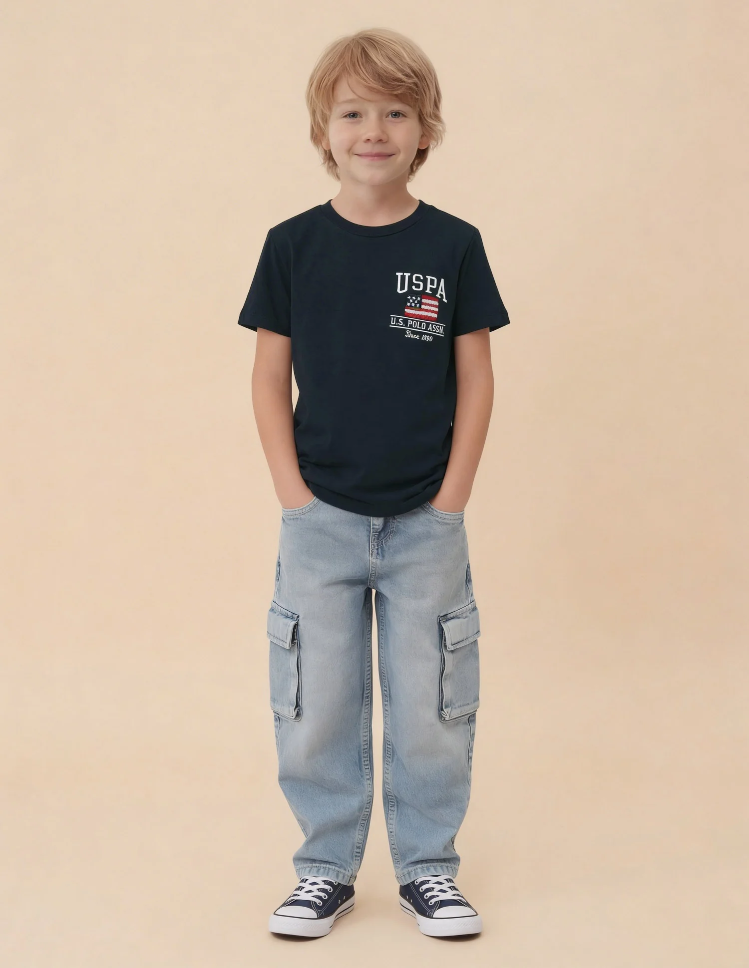 Brand Embroidered Regular Fit T-Shirt - Image 3