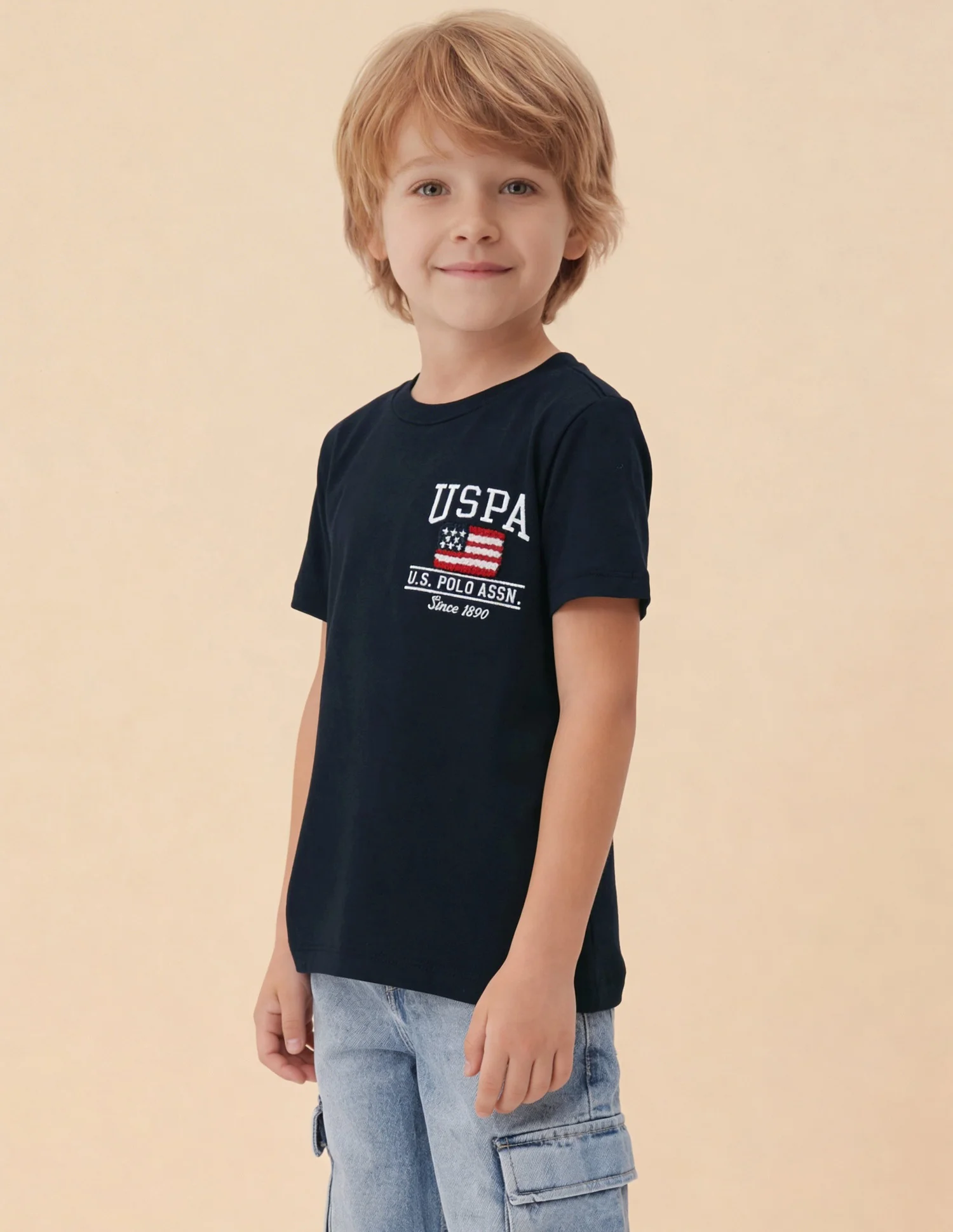Brand Embroidered Regular Fit T-Shirt - Image 4