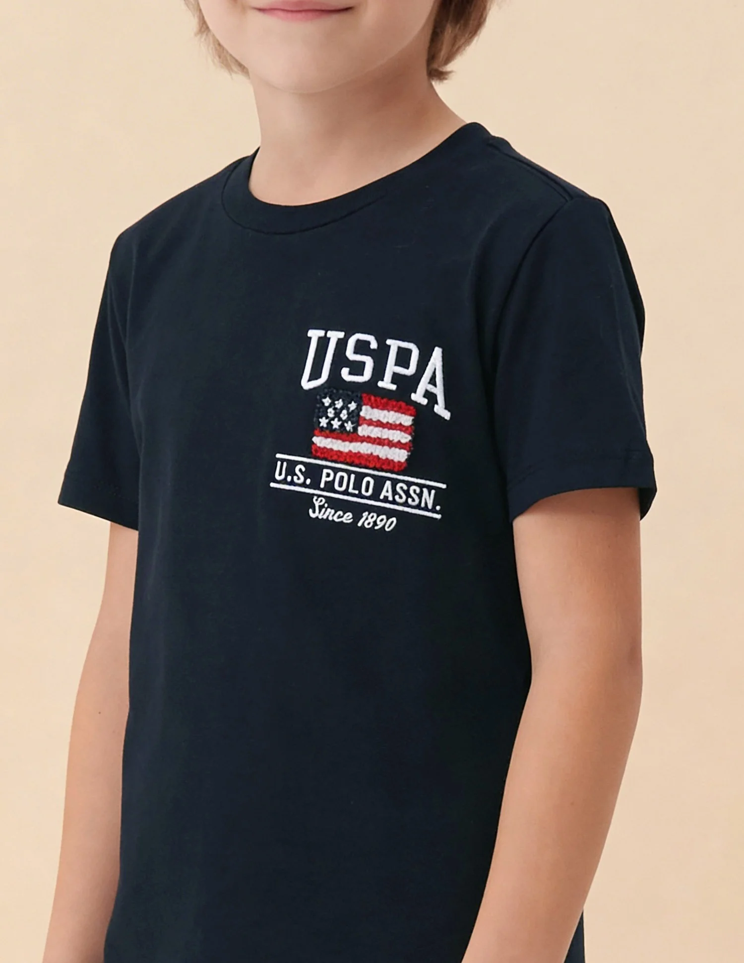 Brand Embroidered Regular Fit T-Shirt - Image 6